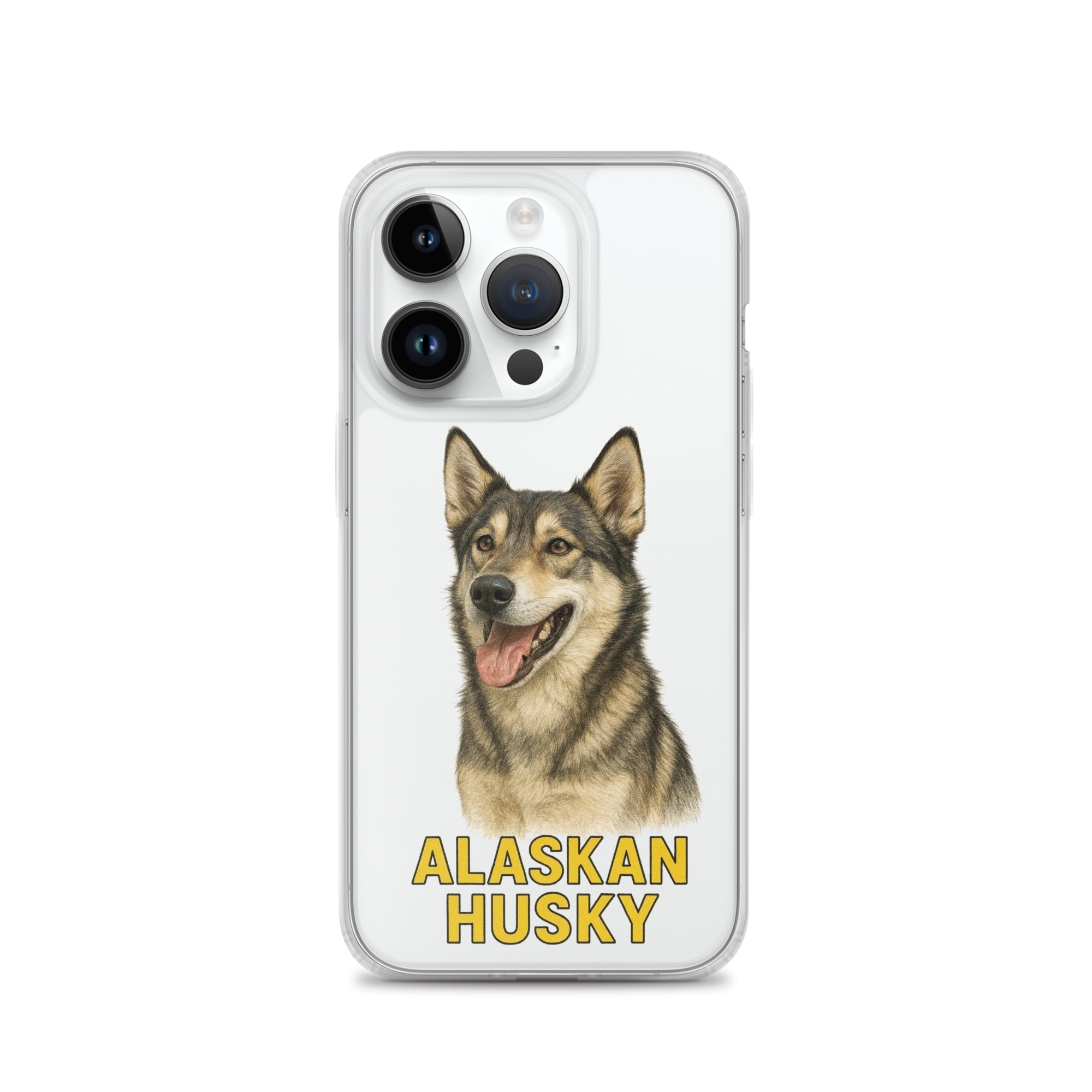 Alaskan Husky Clear Case for iPhone