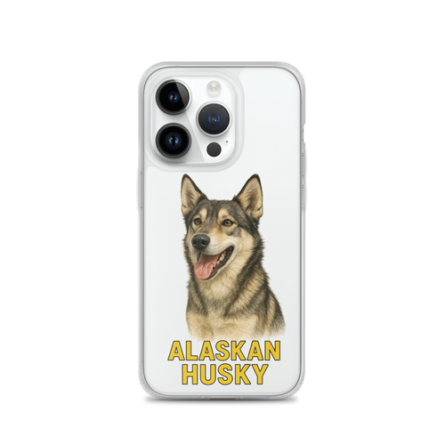 Alaskan Husky Clear Case for iPhone