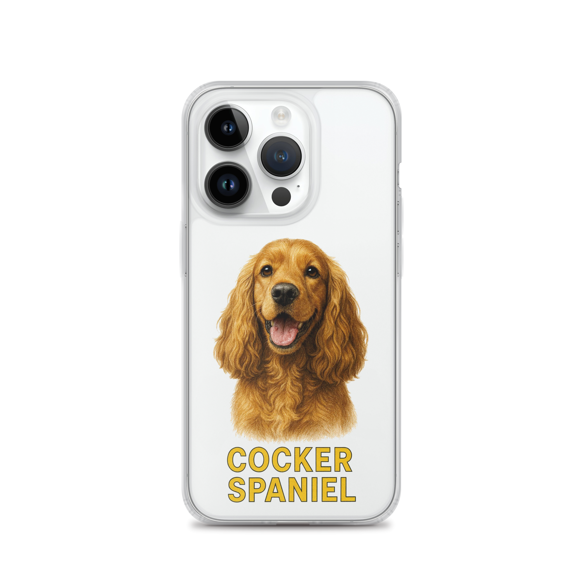 Cocker Spaniel Clear Case for iPhone