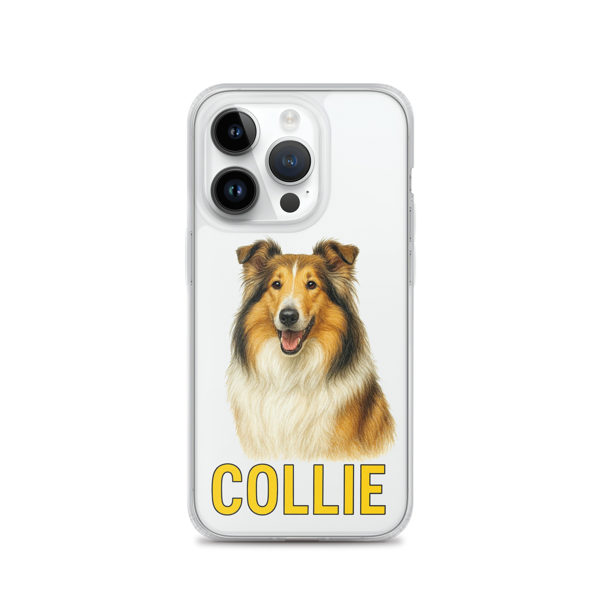 Collie Clear Case for iPhone