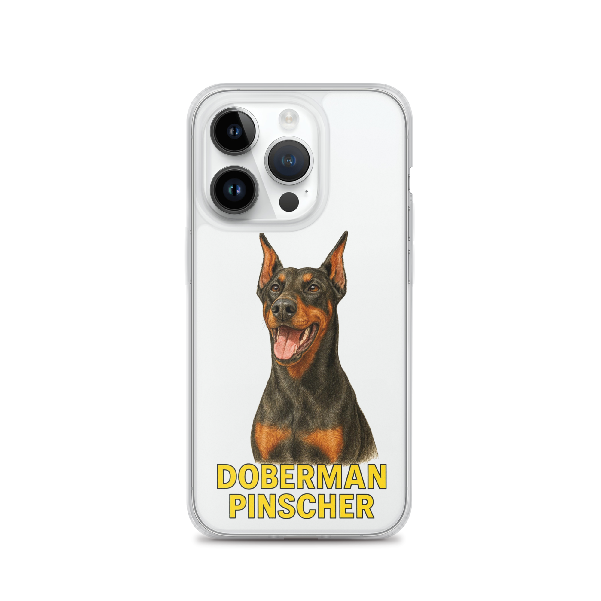 Doberman Pinscher Clear Case for iPhone