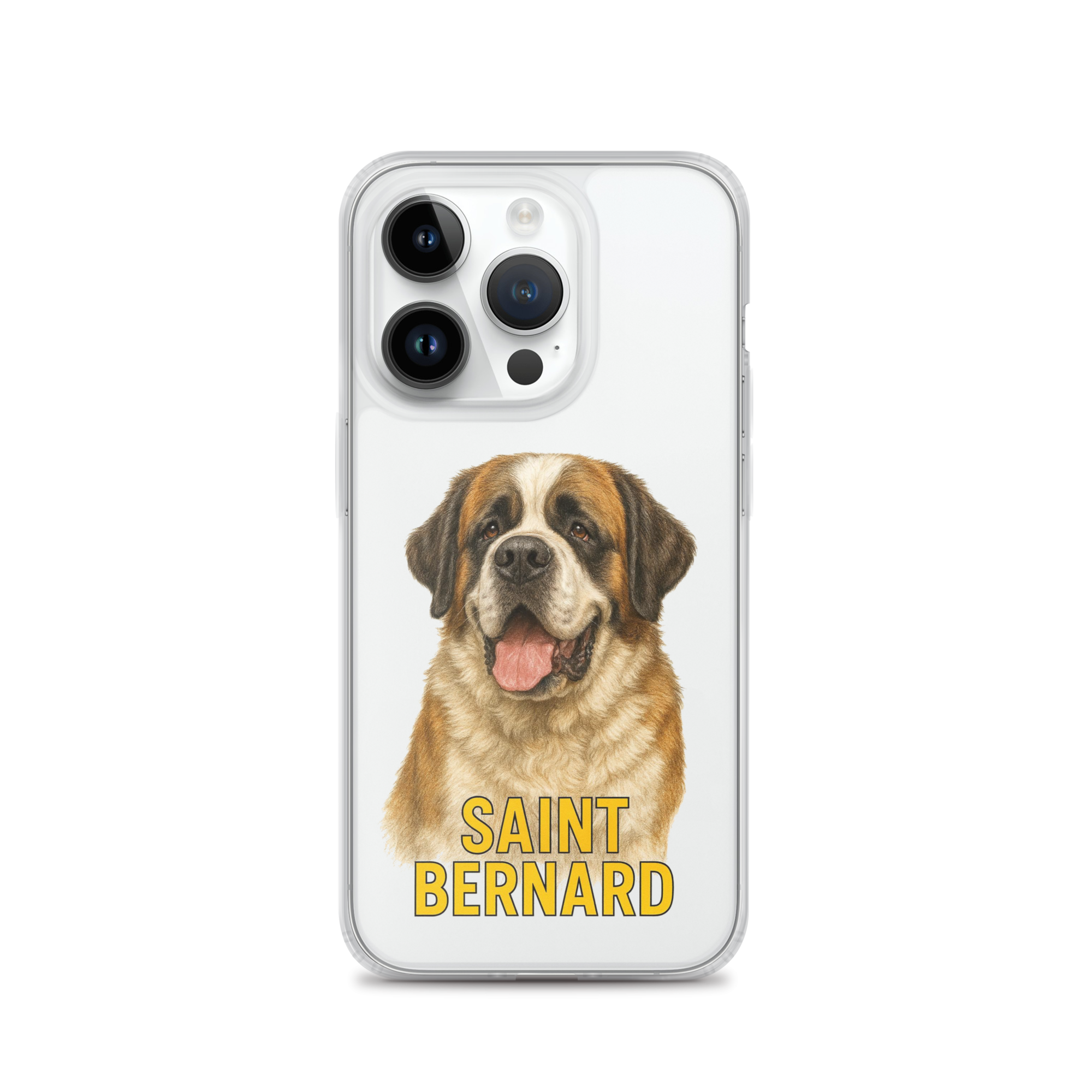 Saint Bernard Clear Case for iPhone
