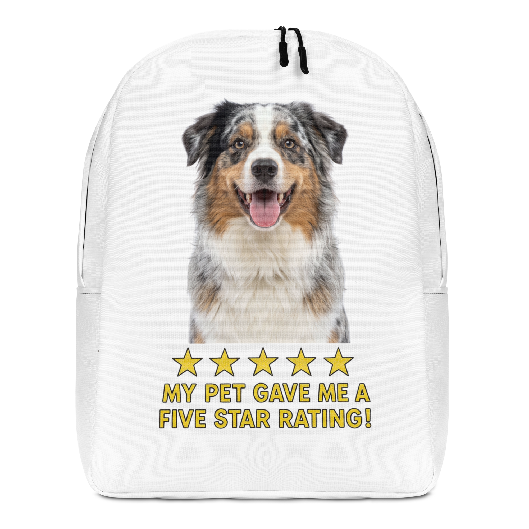 Australian Shepherd Minimalist Backpack