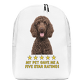 Brown Poodle Minimalist Backpack