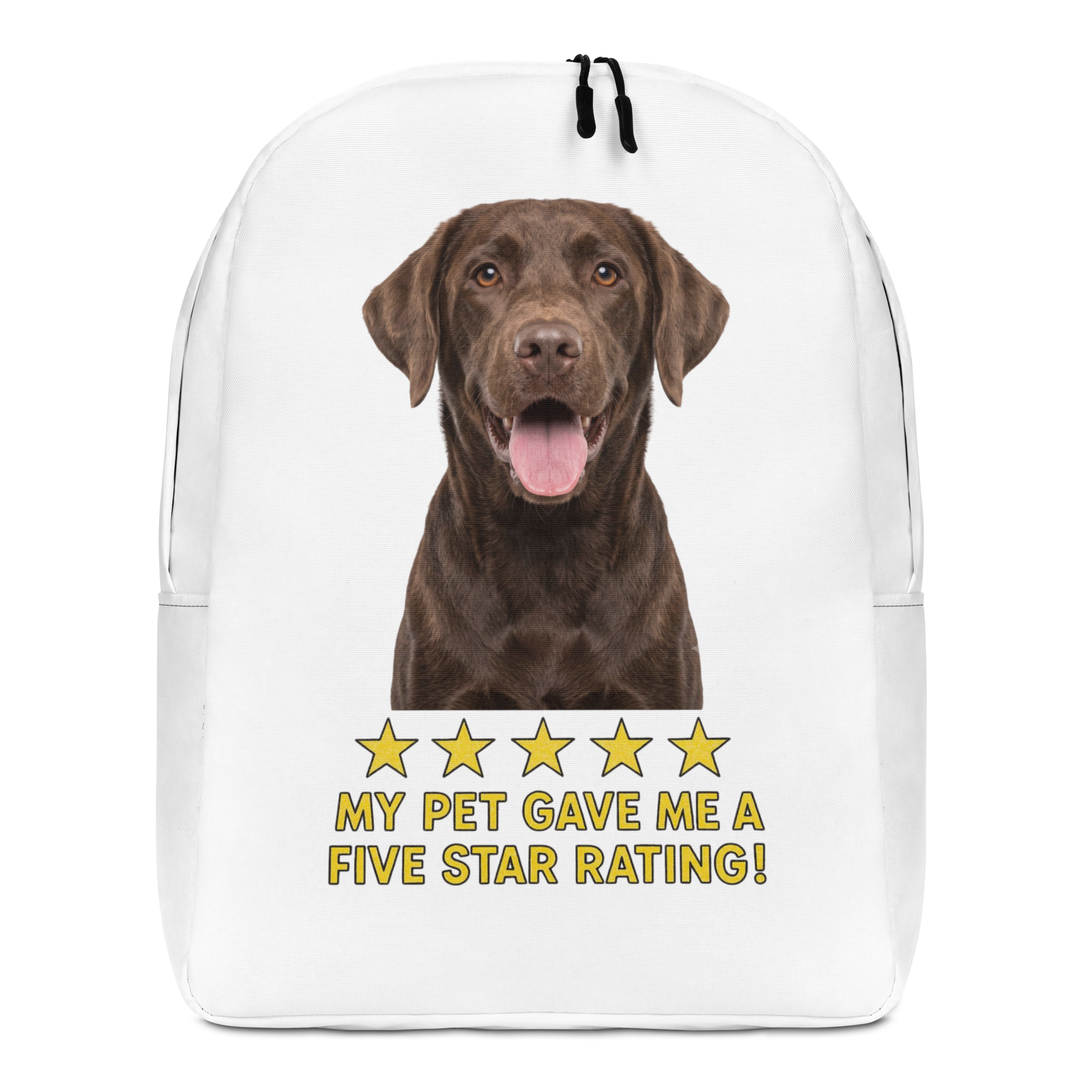 Chocolate Labrador Minimalist Backpack