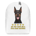Dobermann Pinscher Minimalist Backpack