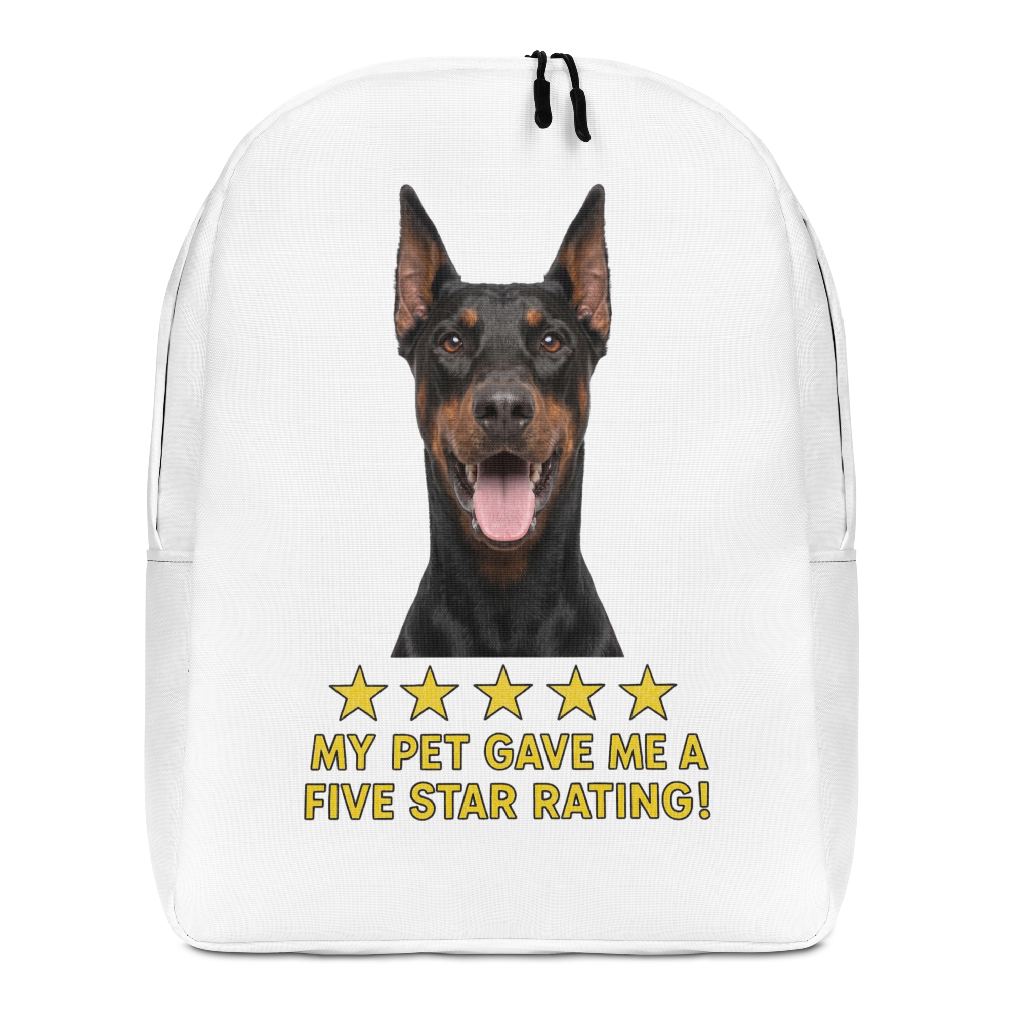 Dobermann Pinscher Minimalist Backpack