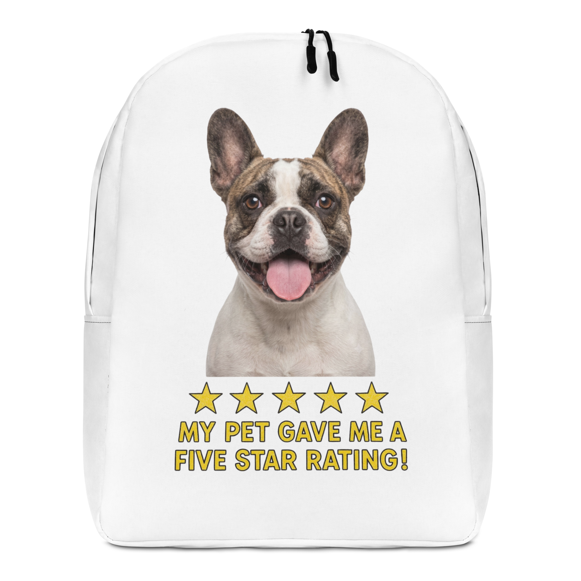 French Bulldog Minimalist Backpack