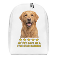 Golden Retriever Minimalist Backpack