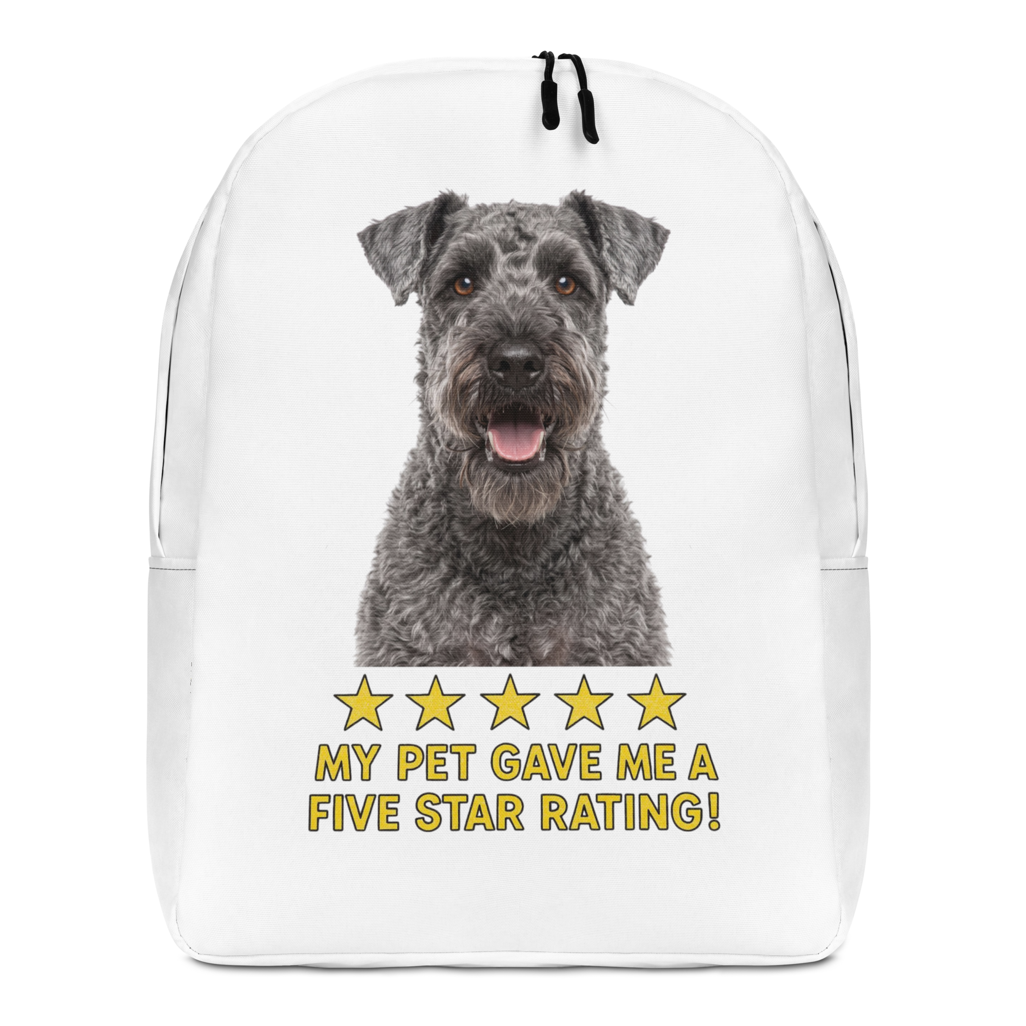 Kerry Blue Terrier Minimalist Backpack