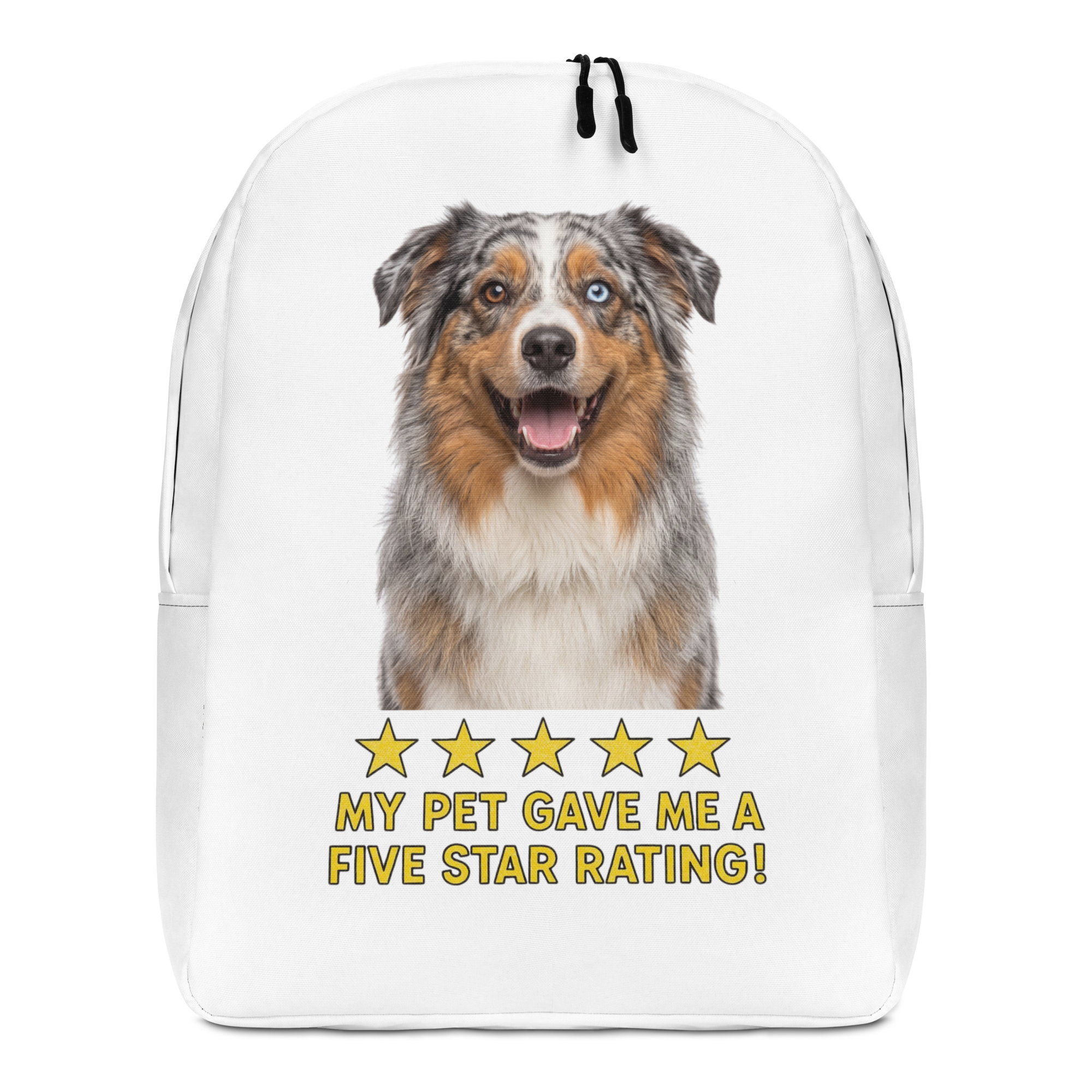 Miniature American Shepherd Minimalist Backpack