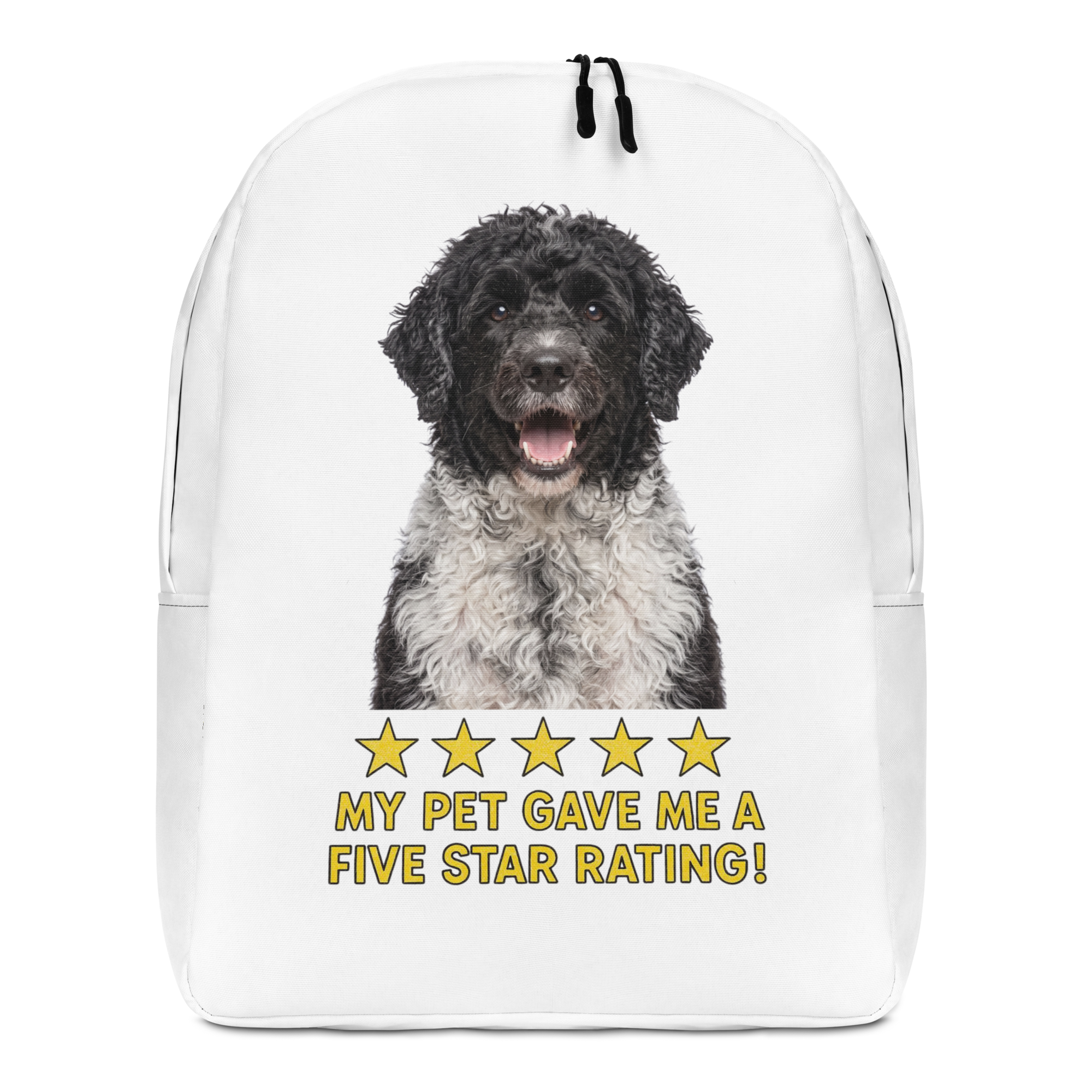 Portuguese Water Dog Minimalist Backpack