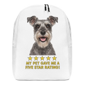 Schnauzer Minimalist Backpack