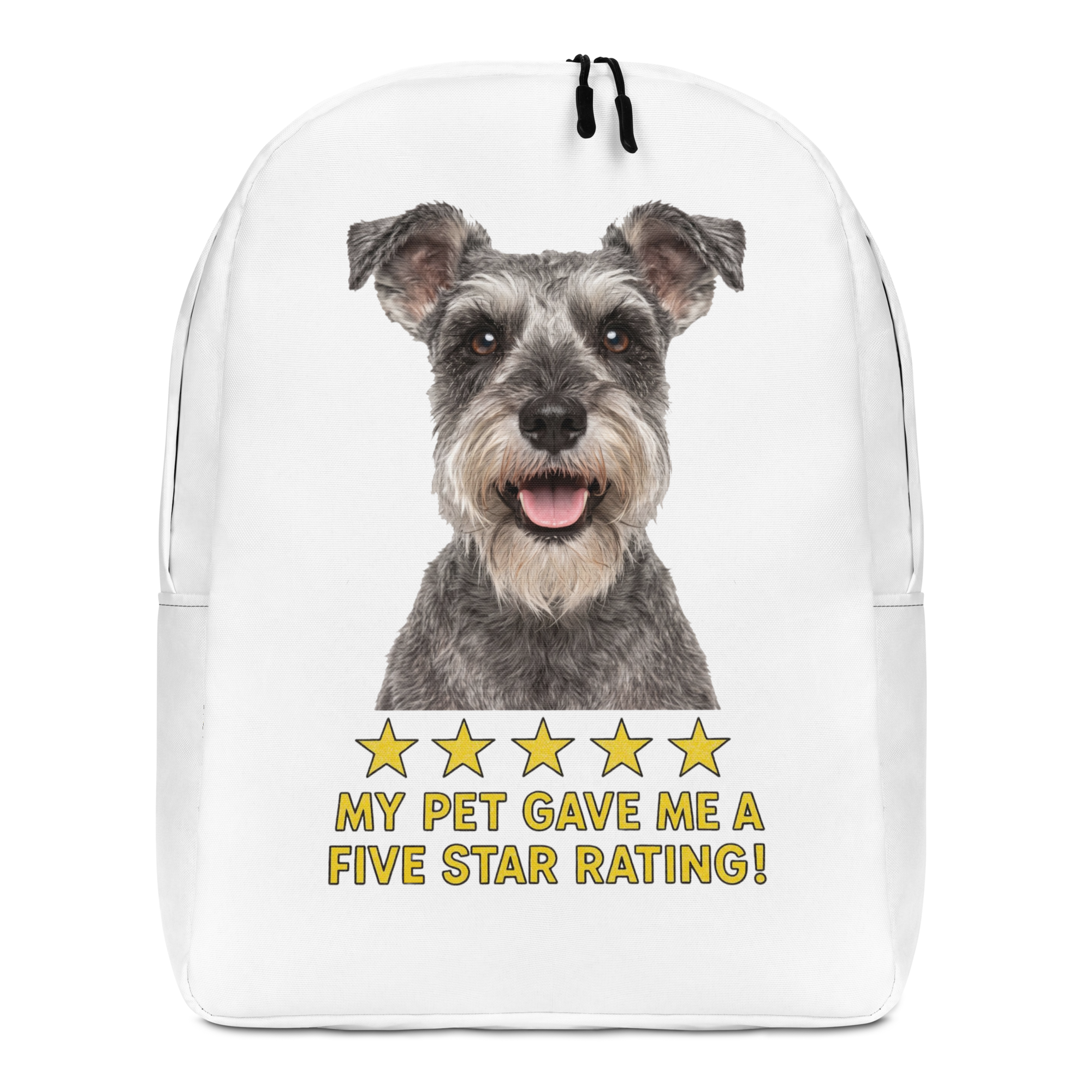 Schnauzer Minimalist Backpack