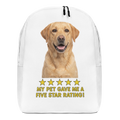 Yellow Labrador Minimalist Backpack