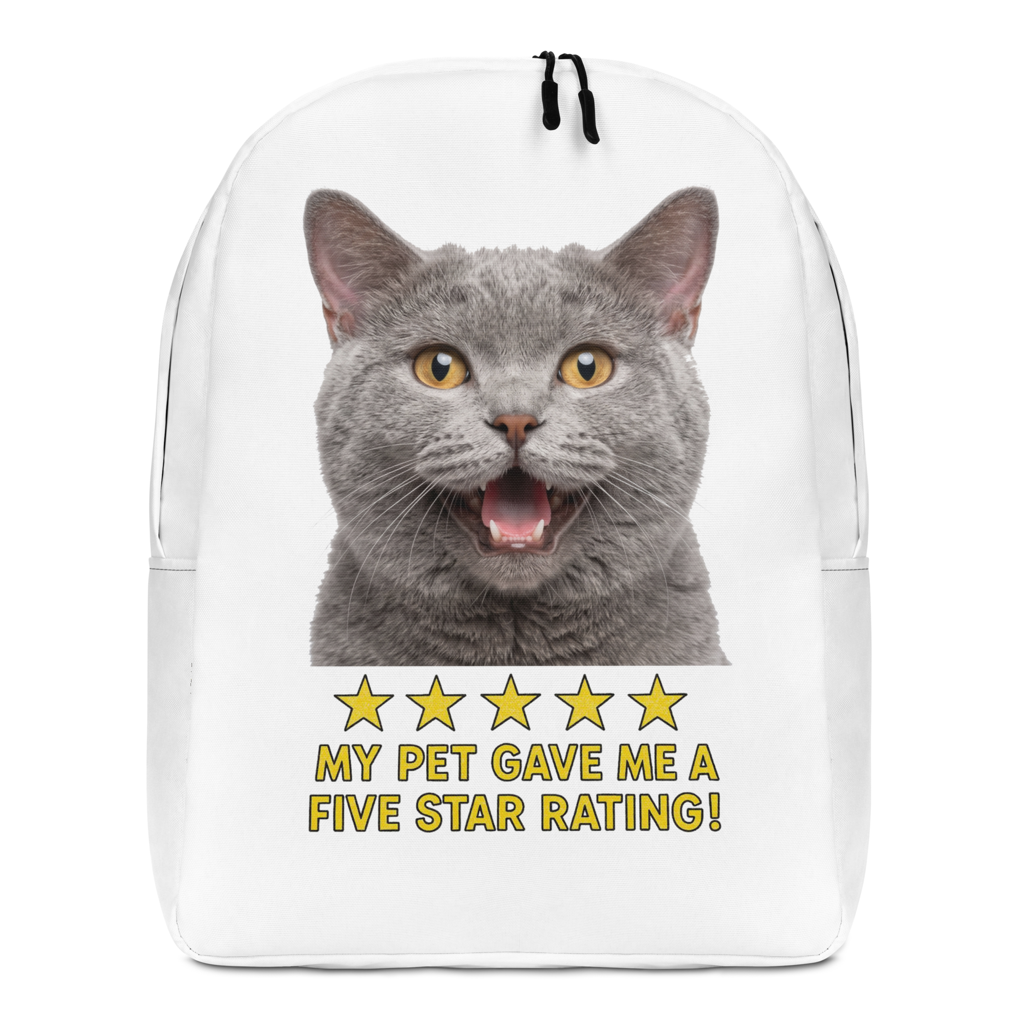 British Shorthair Cat Minimalist Backpack