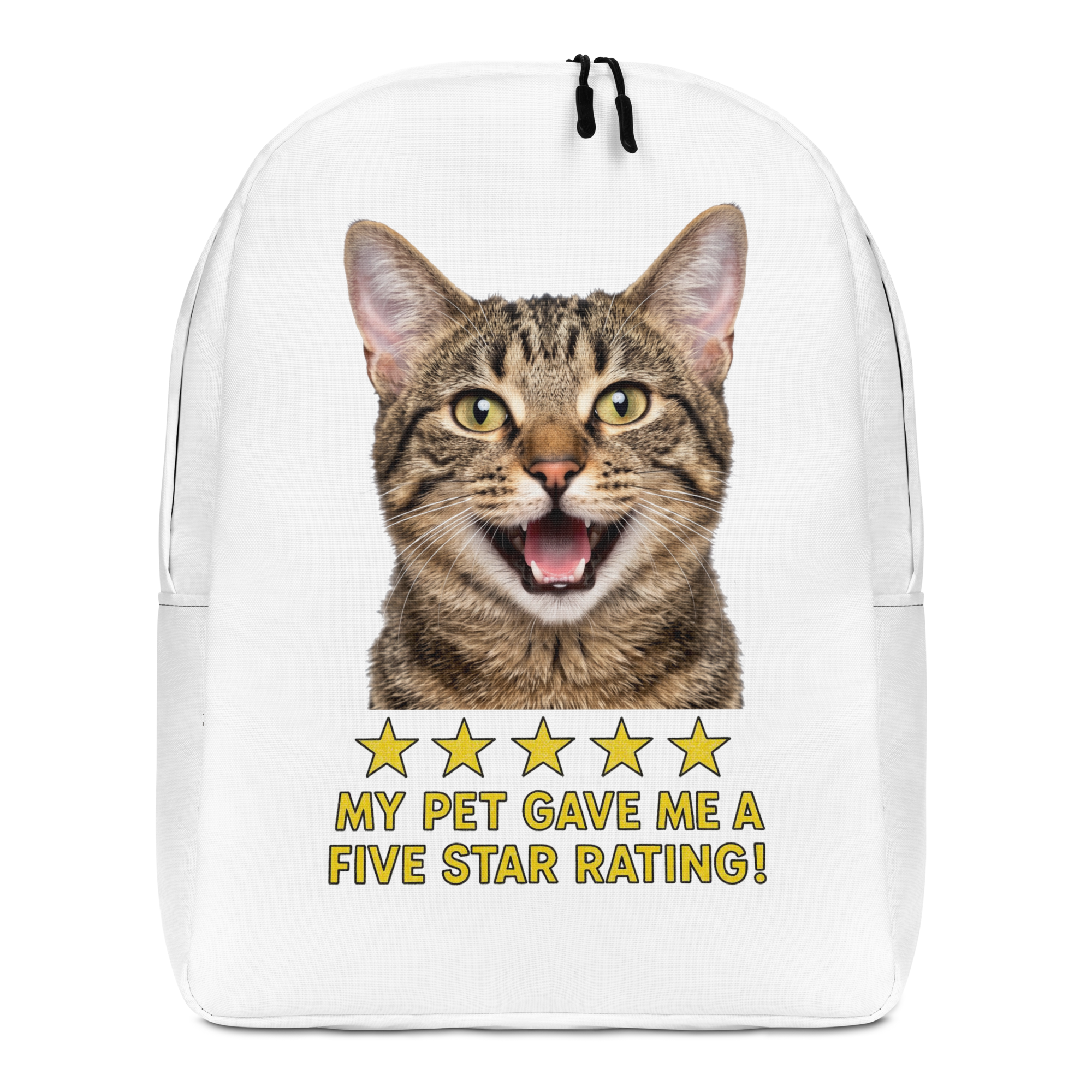 Domestic Shorthair Cat Minimalist Backpack