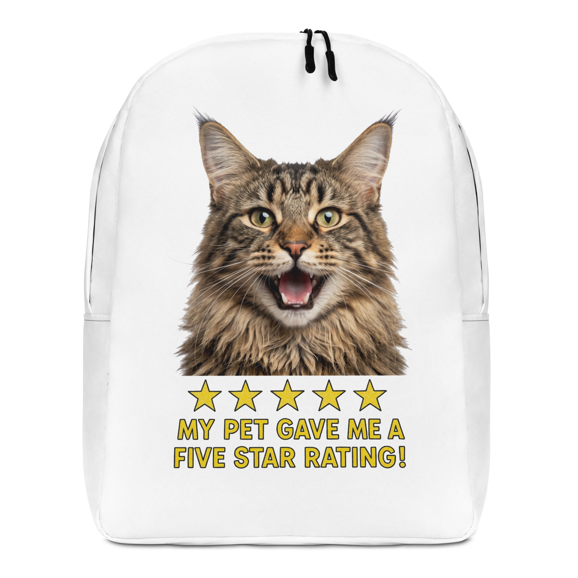 Maine Coon Cat Minimalist Backpack