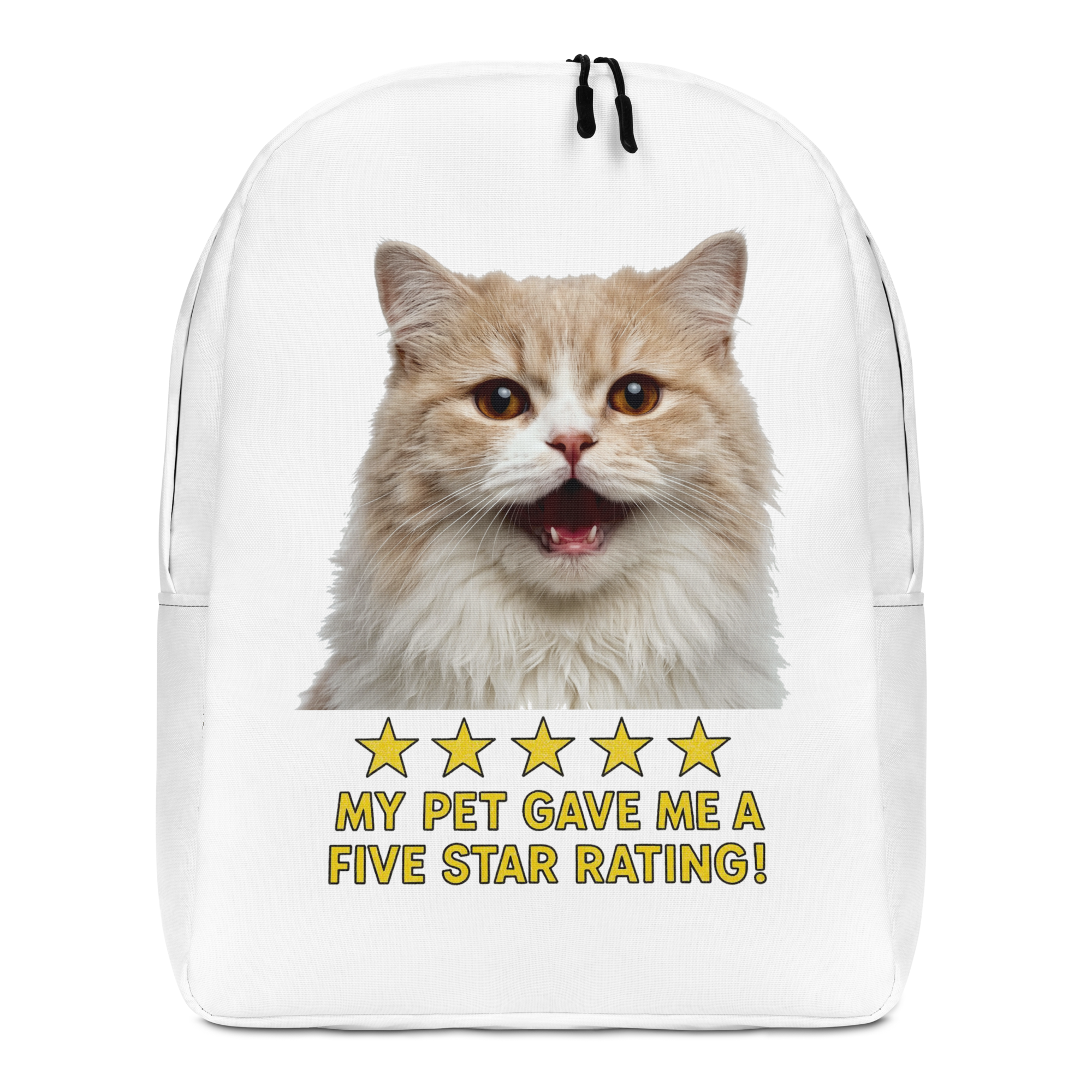 Persian Cat Minimalist Backpack