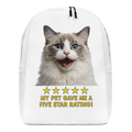 Ragdoll Cat Minimalist Backpack