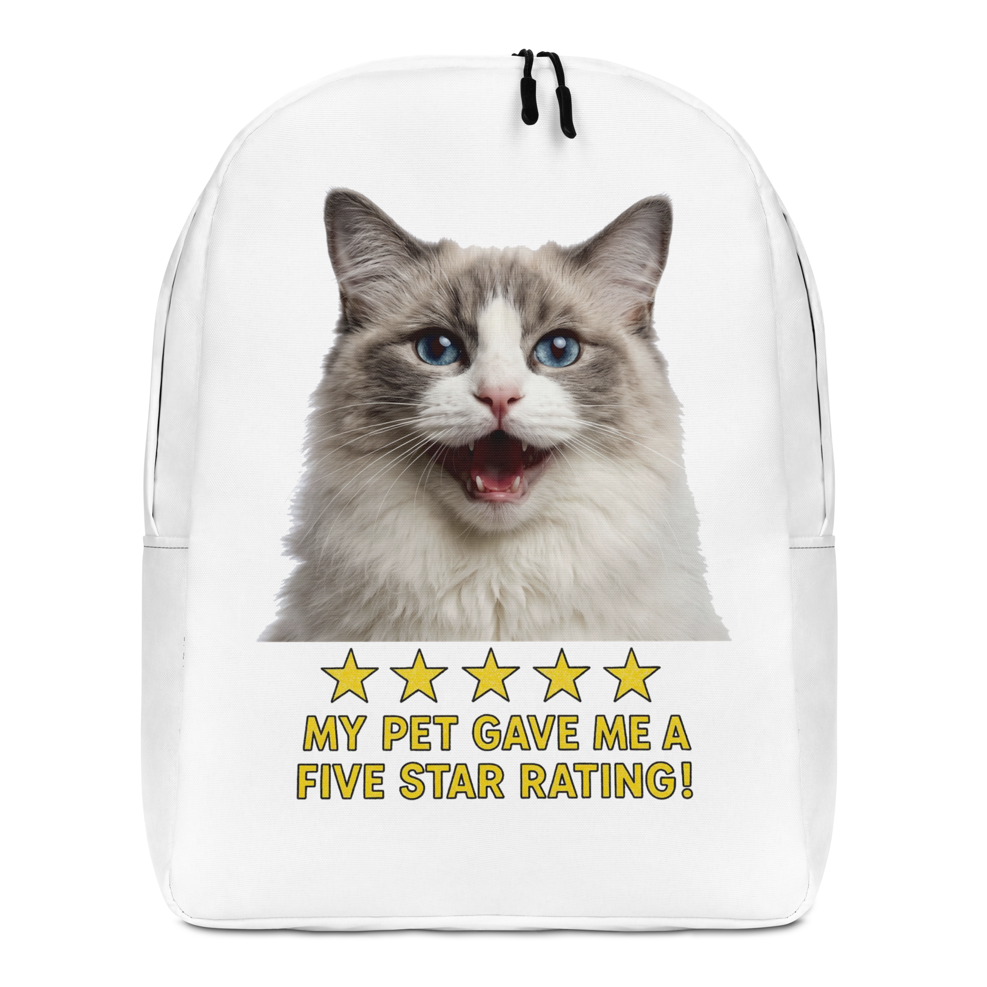 Ragdoll Cat Minimalist Backpack