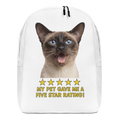 Siamese Cat Minimalist Backpack