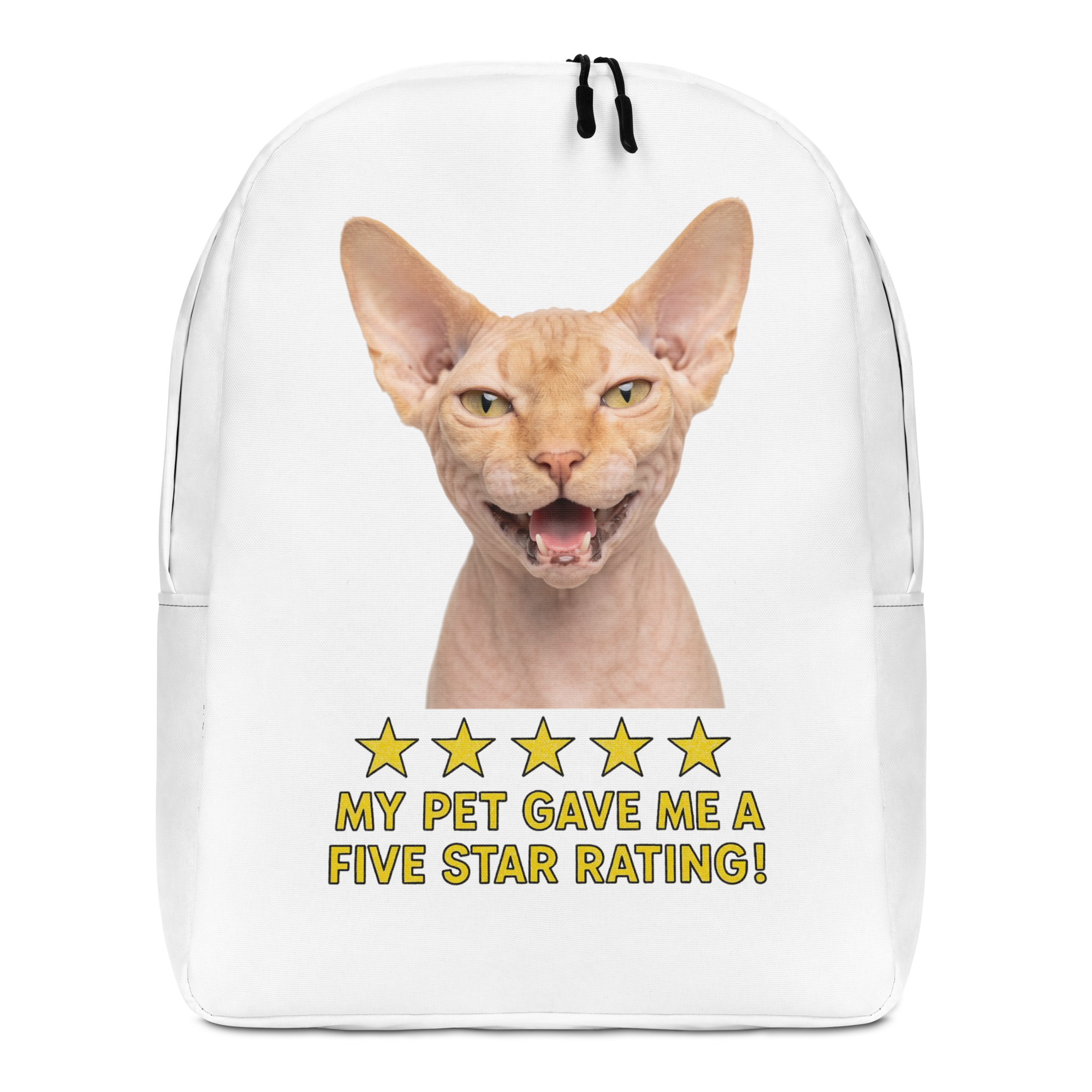 Sphynx Cat Minimalist Backpack