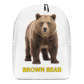 Brown Bear Minimalist Backpack