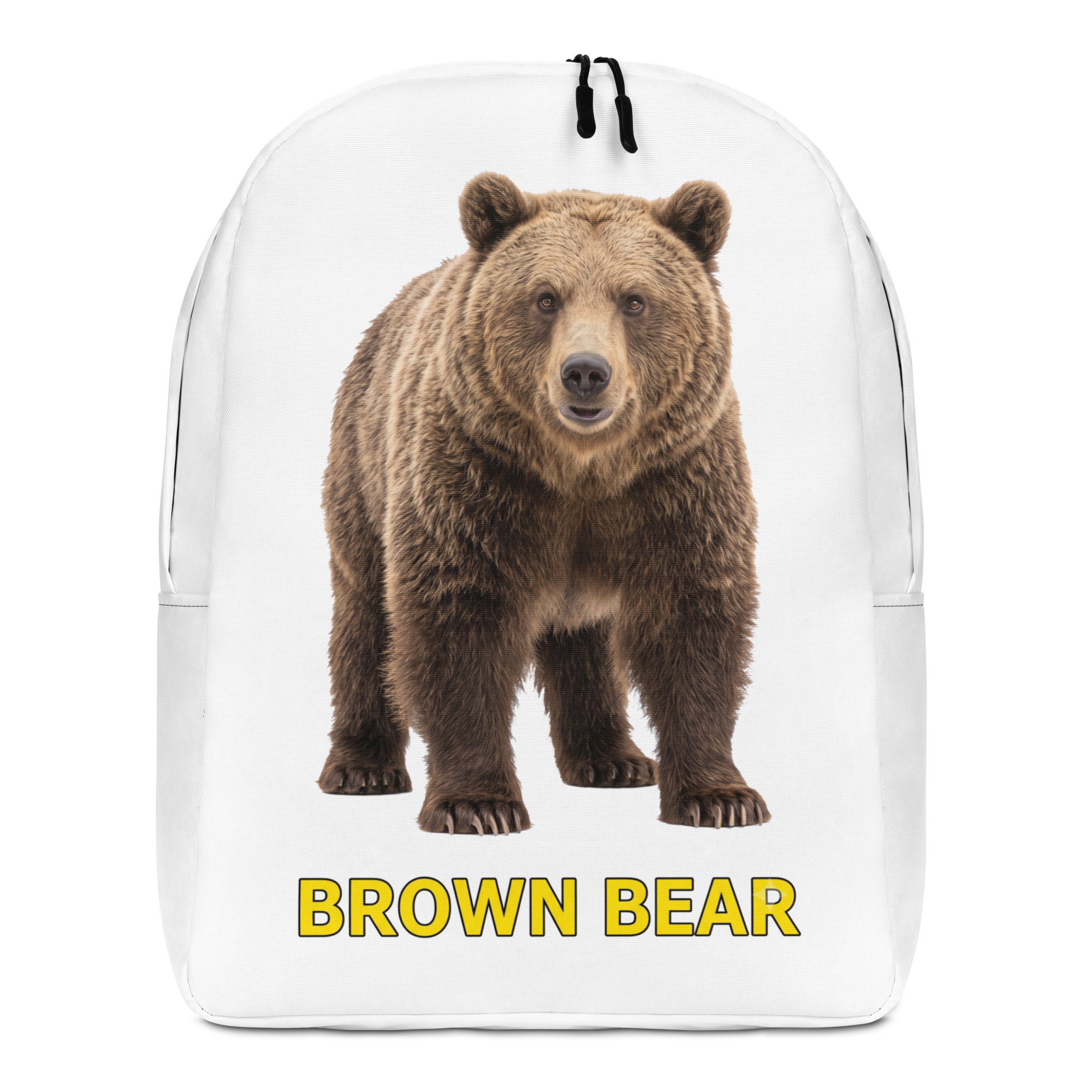 Brown Bear Minimalist Backpack