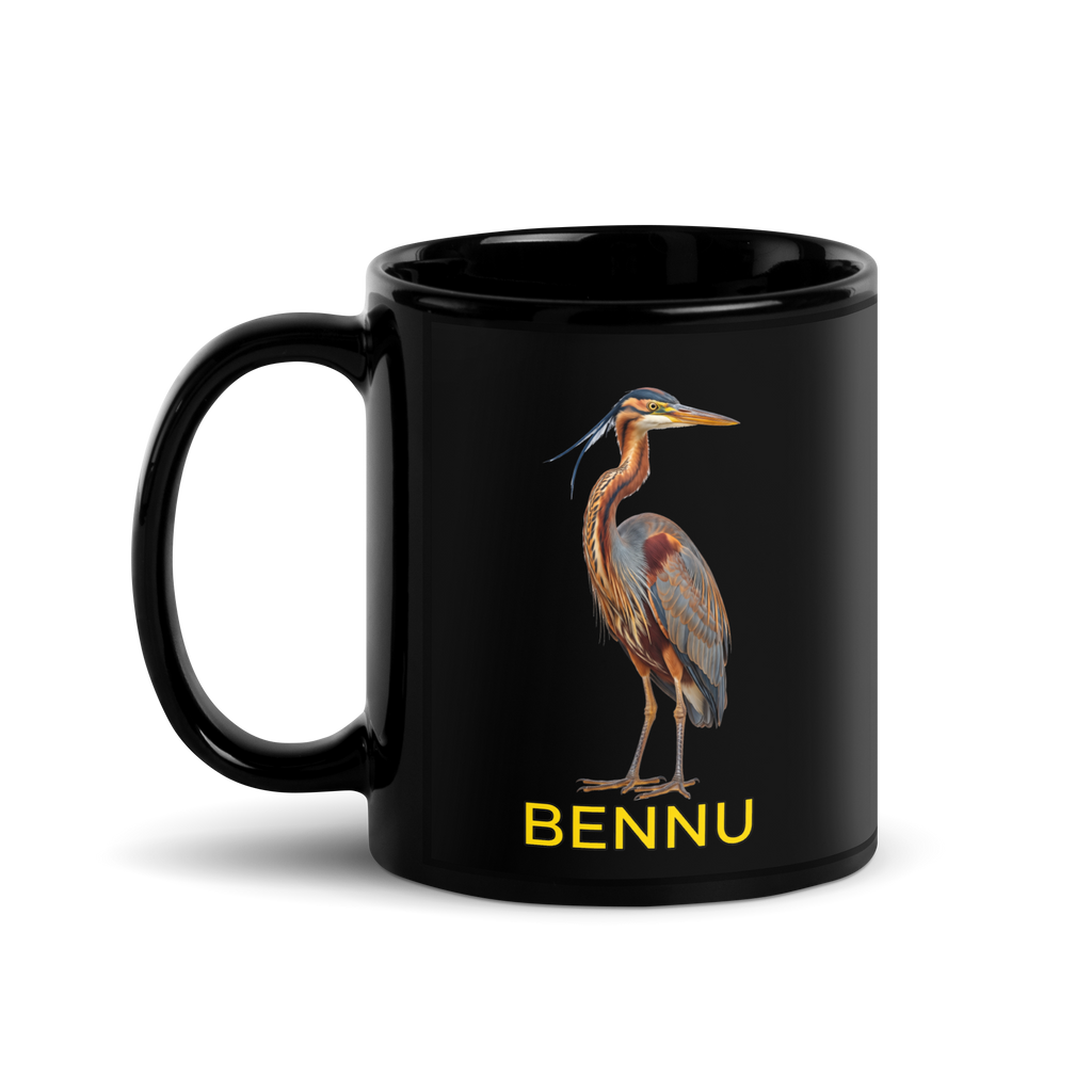 Bennu Black Glossy Mug