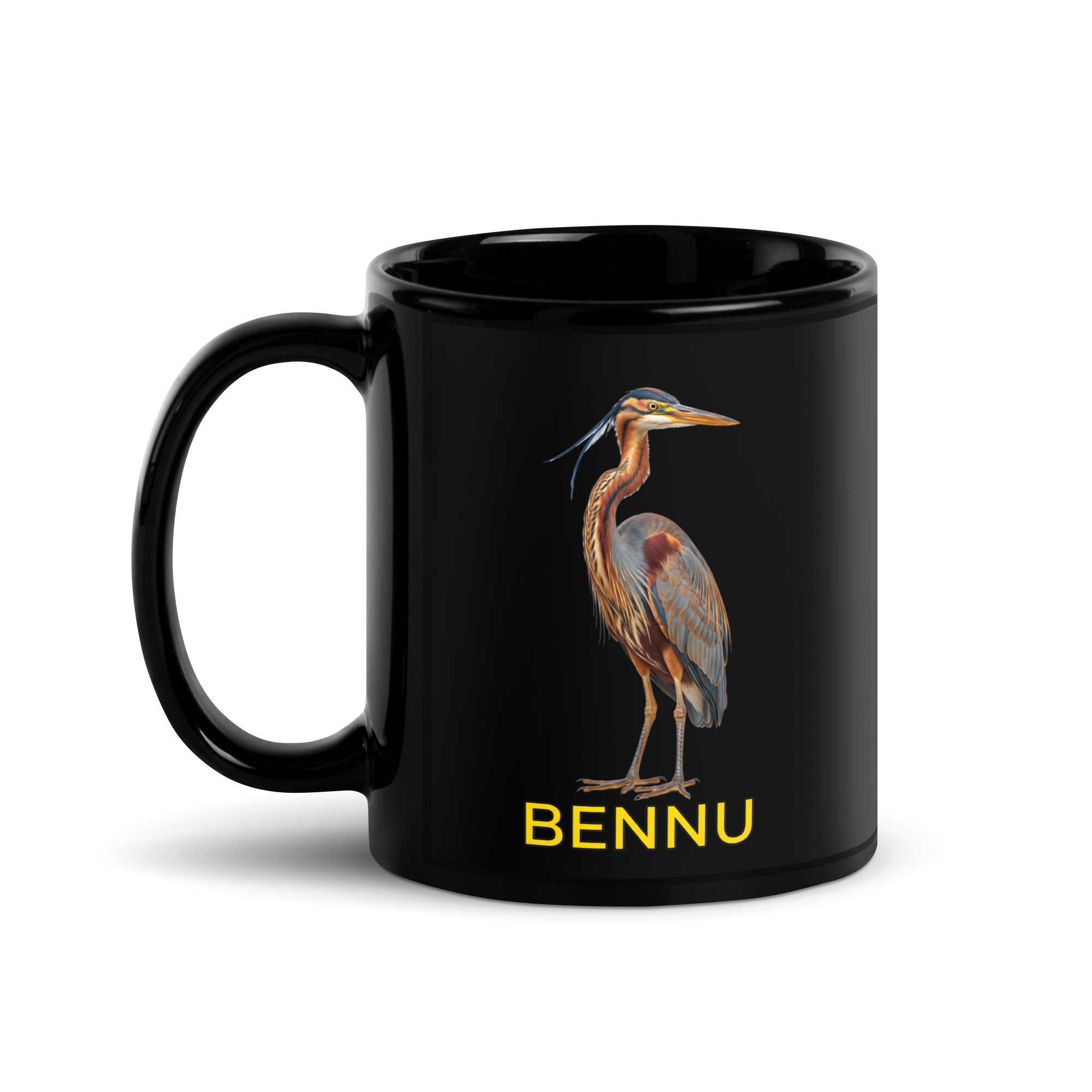 Bennu Black Glossy Mug