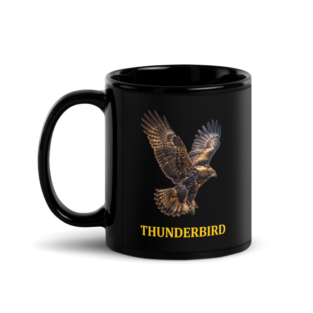 Thunderbird Black Glossy Mug