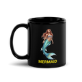 Mermaid Black Glossy Mug