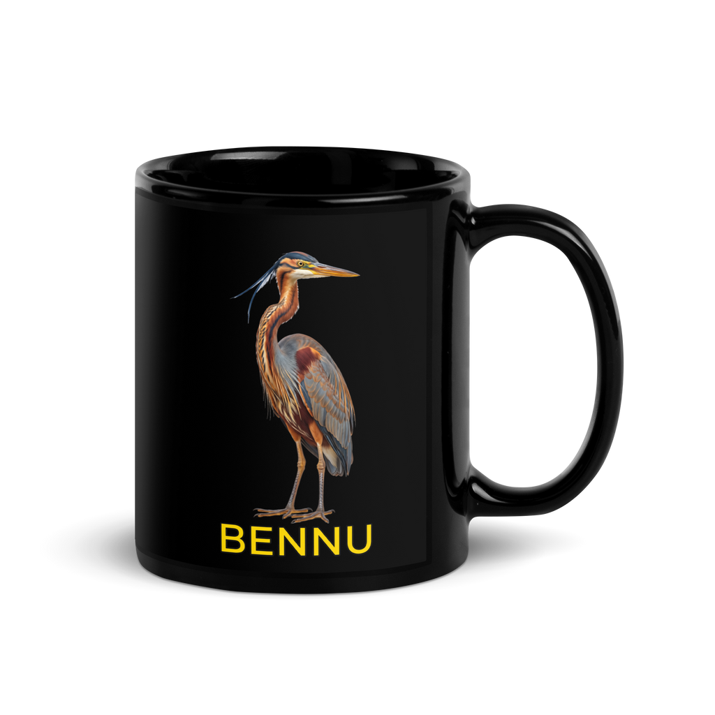 Bennu Black Glossy Mug