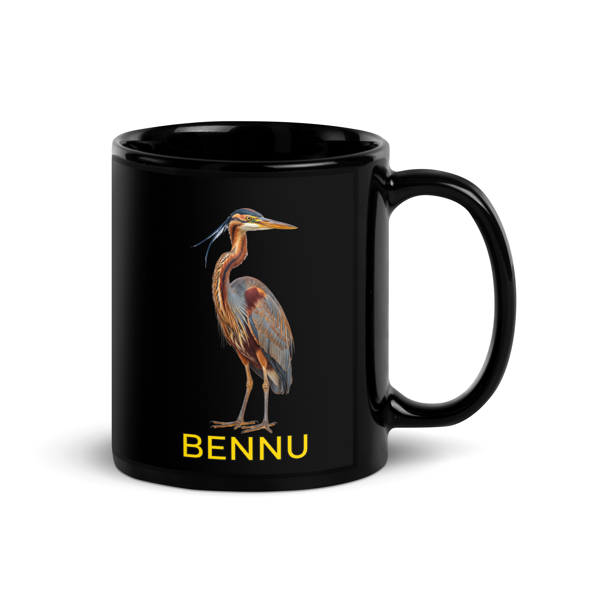 Bennu Black Glossy Mug
