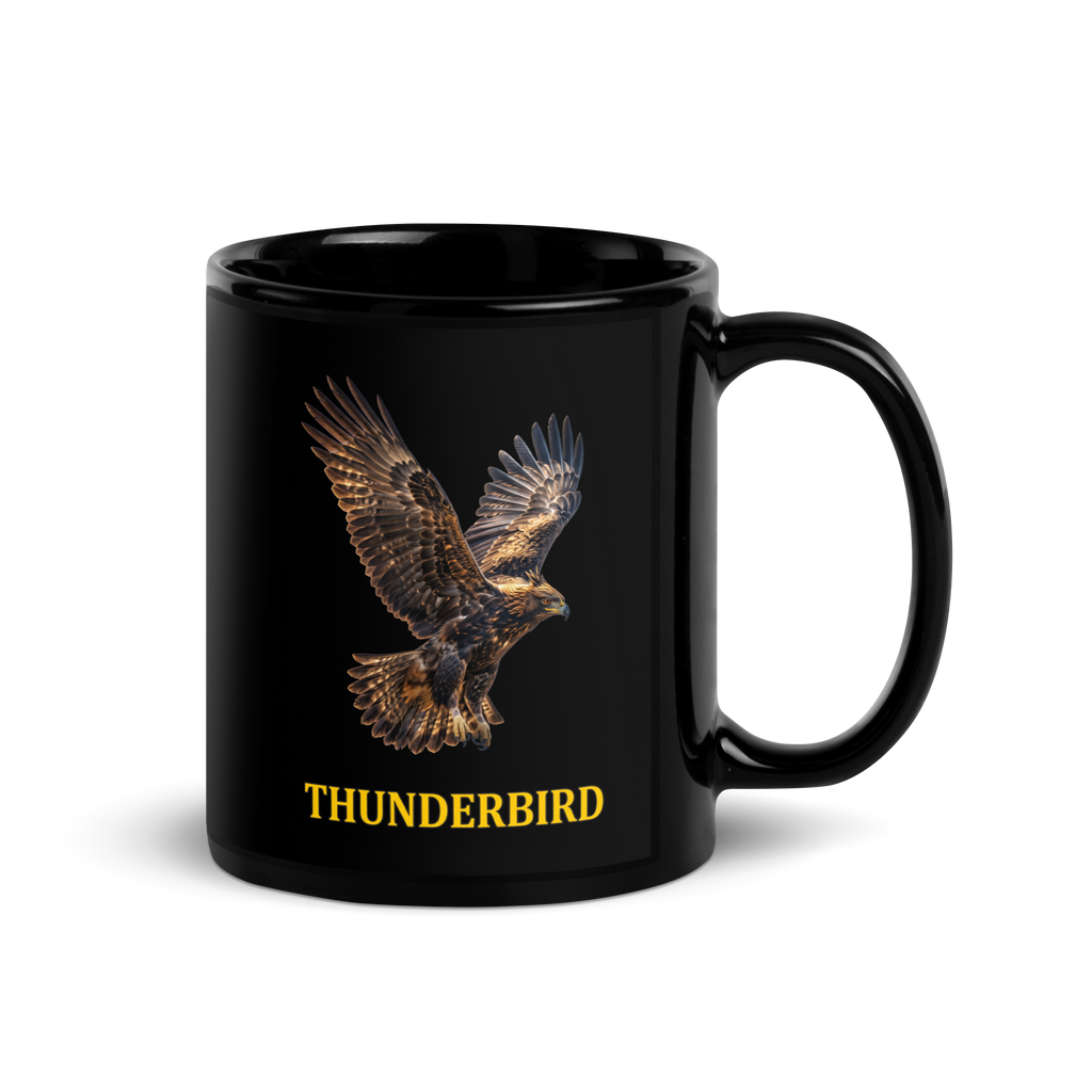 Thunderbird Black Glossy Mug