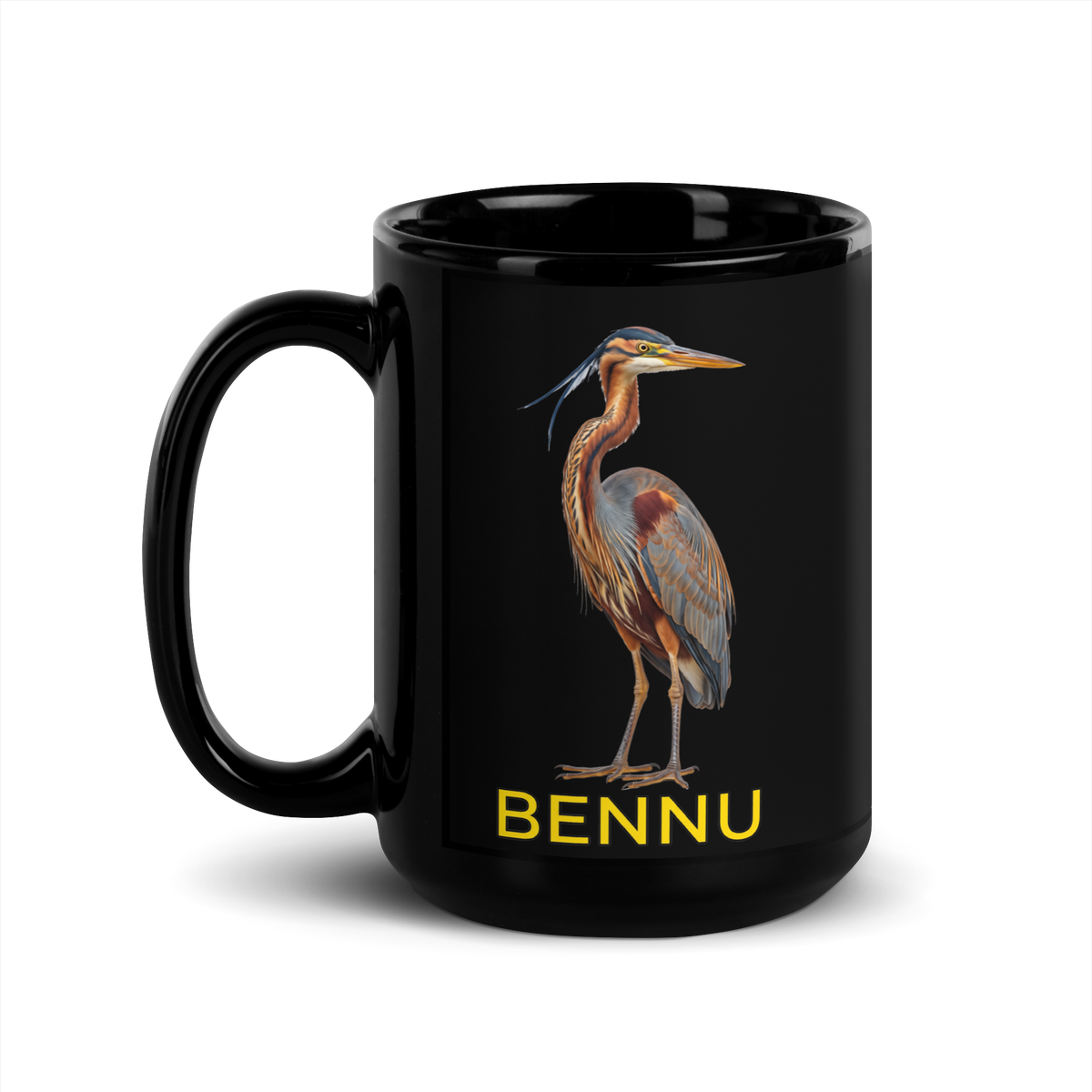 Bennu Black Glossy Mug