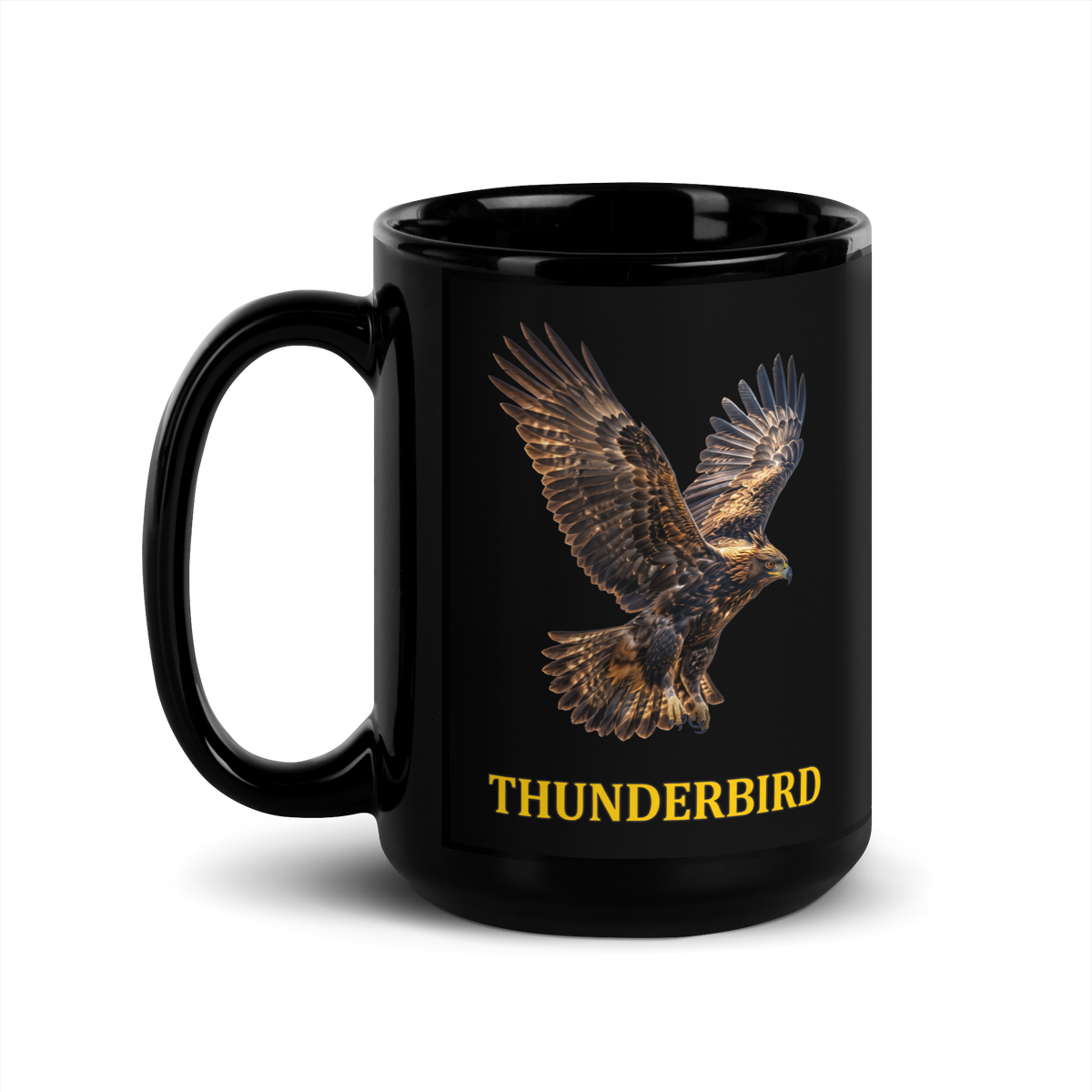 Thunderbird Black Glossy Mug