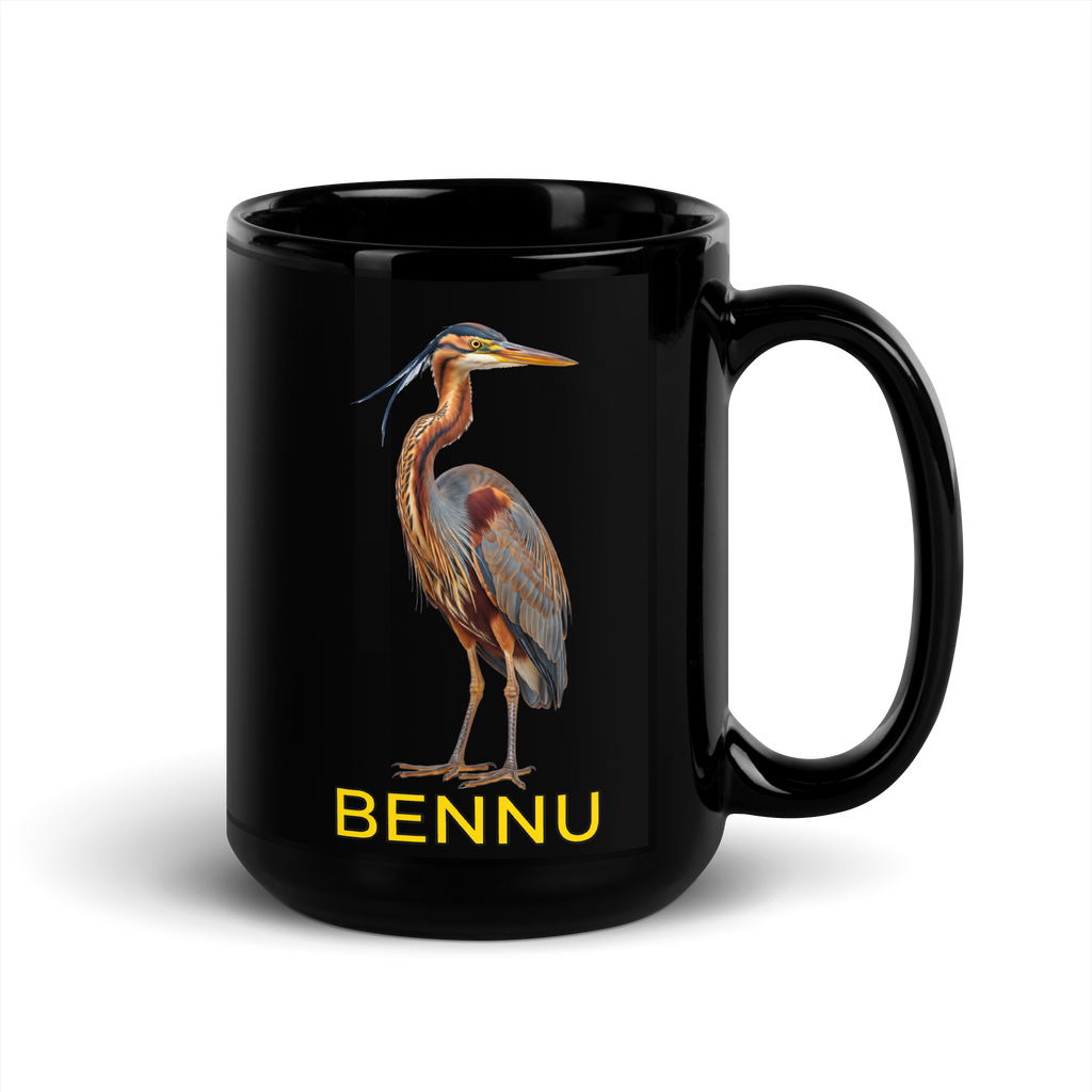 Bennu Black Glossy Mug