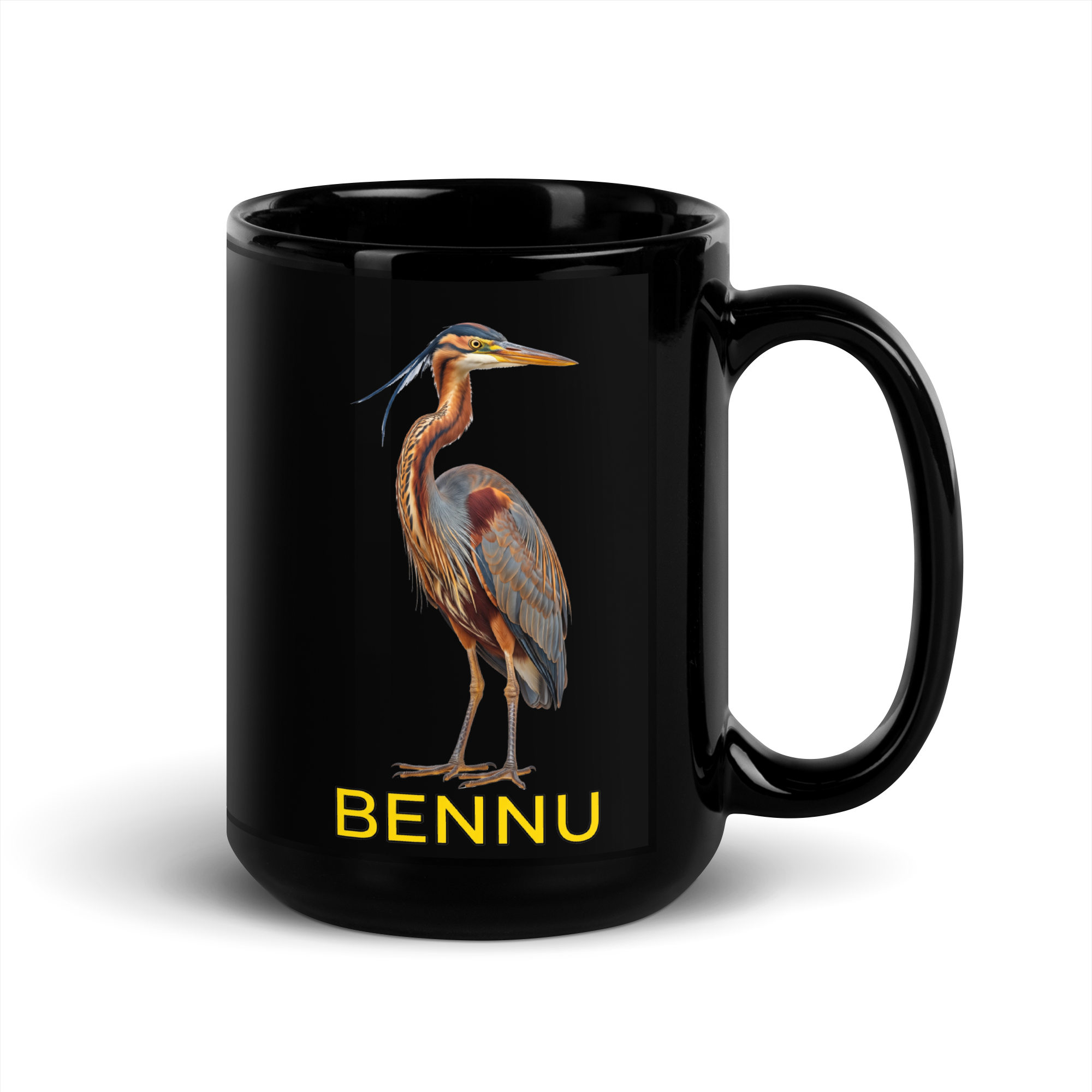 Bennu Black Glossy Mug