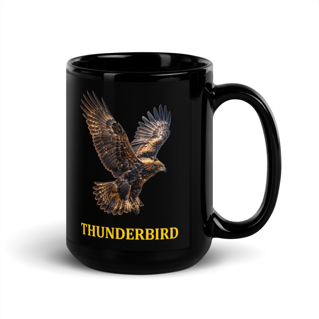 Thunderbird Black Glossy Mug
