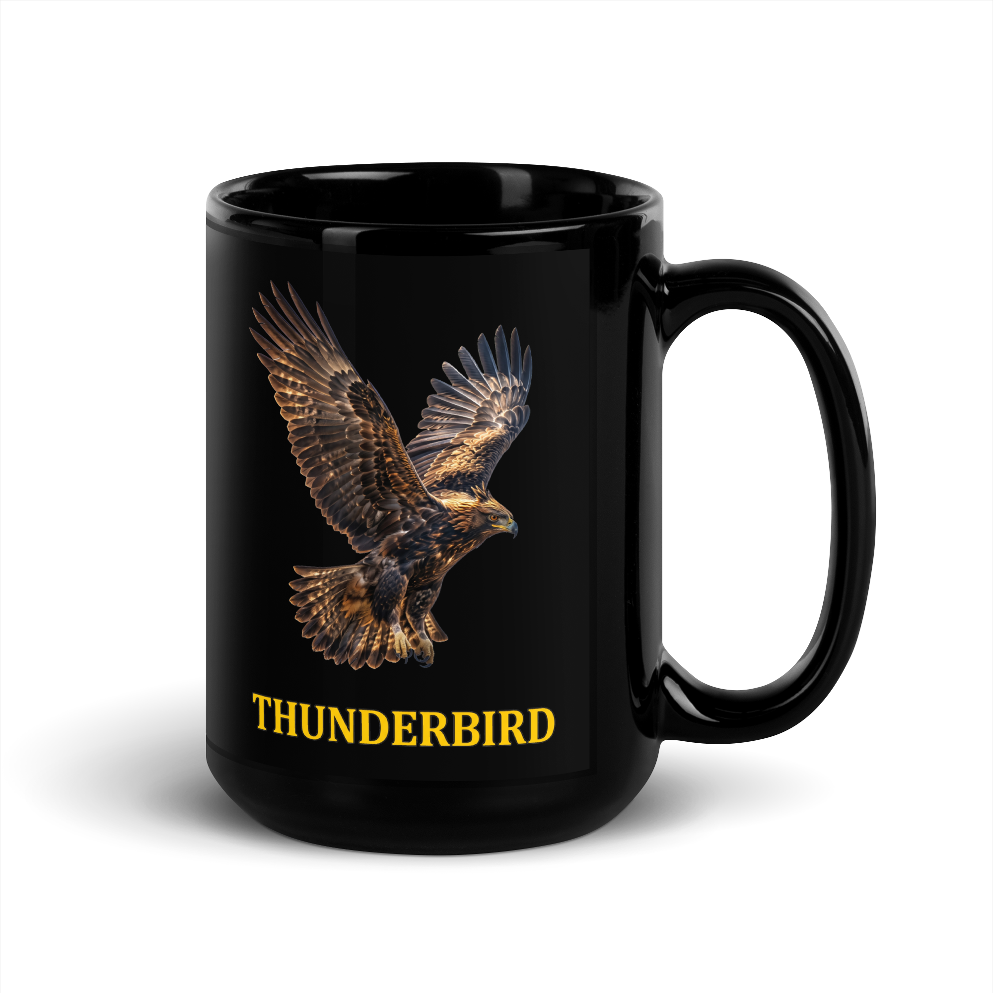 Thunderbird Black Glossy Mug