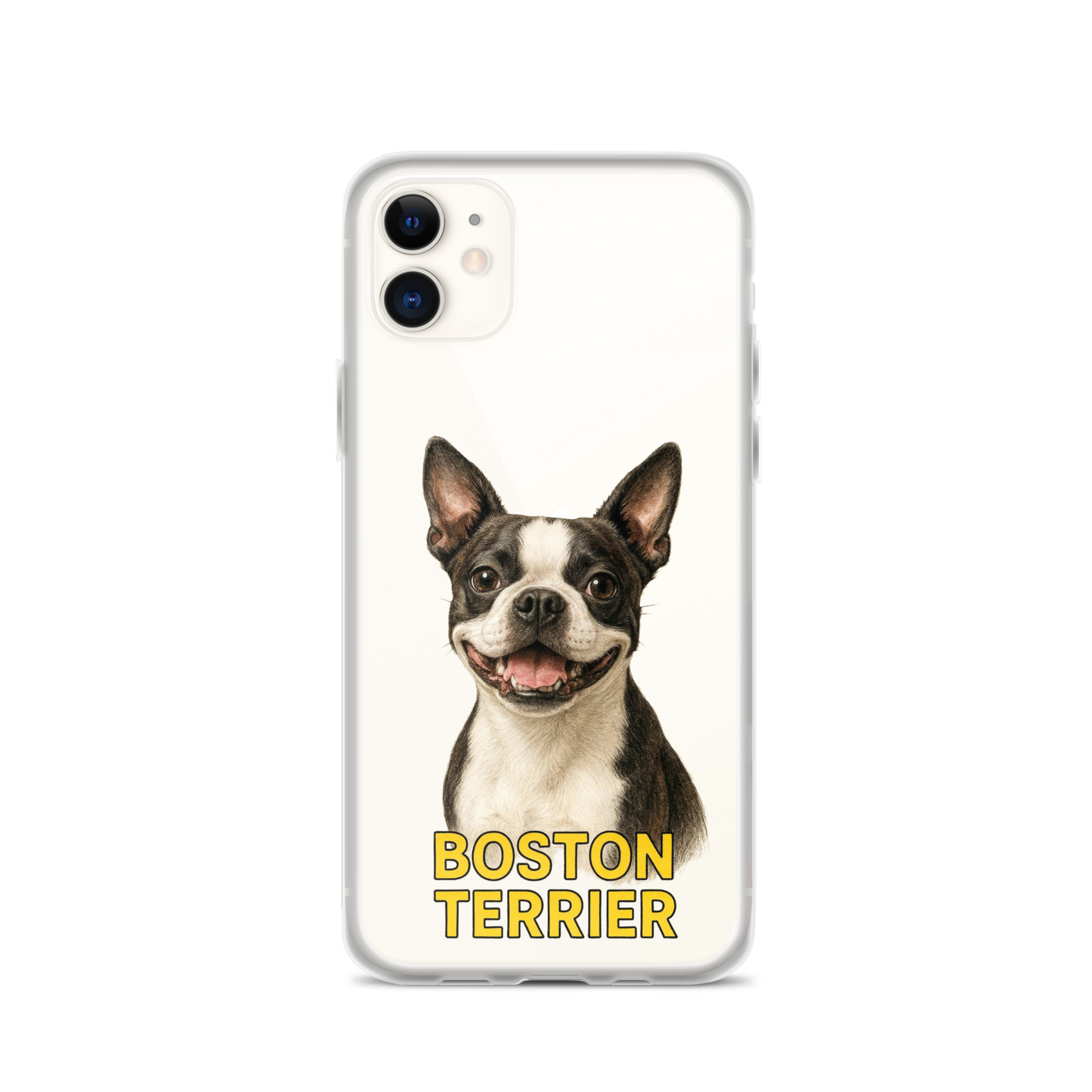 Boston Terrier Clear Case for iPhone