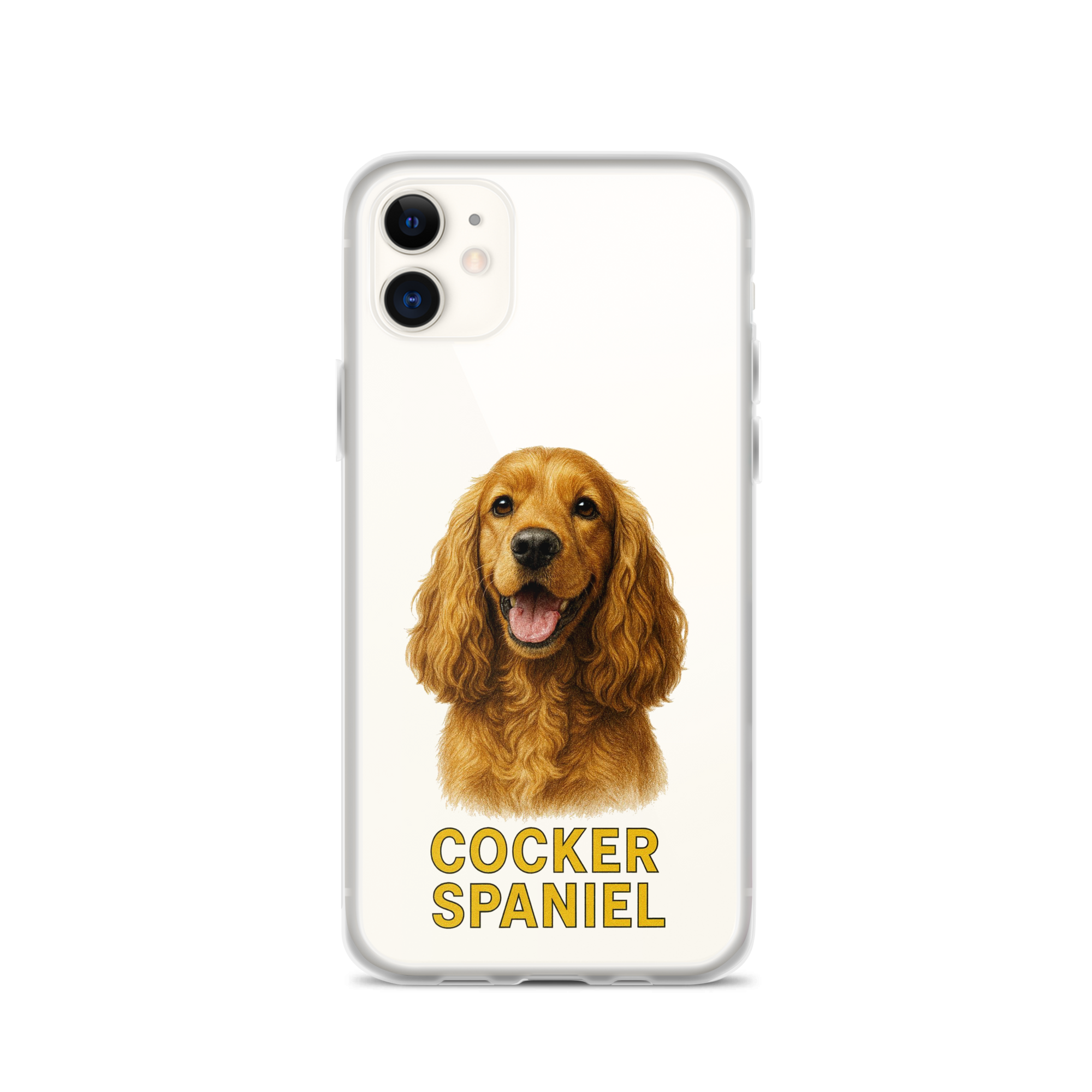 Cocker Spaniel Clear Case for iPhone