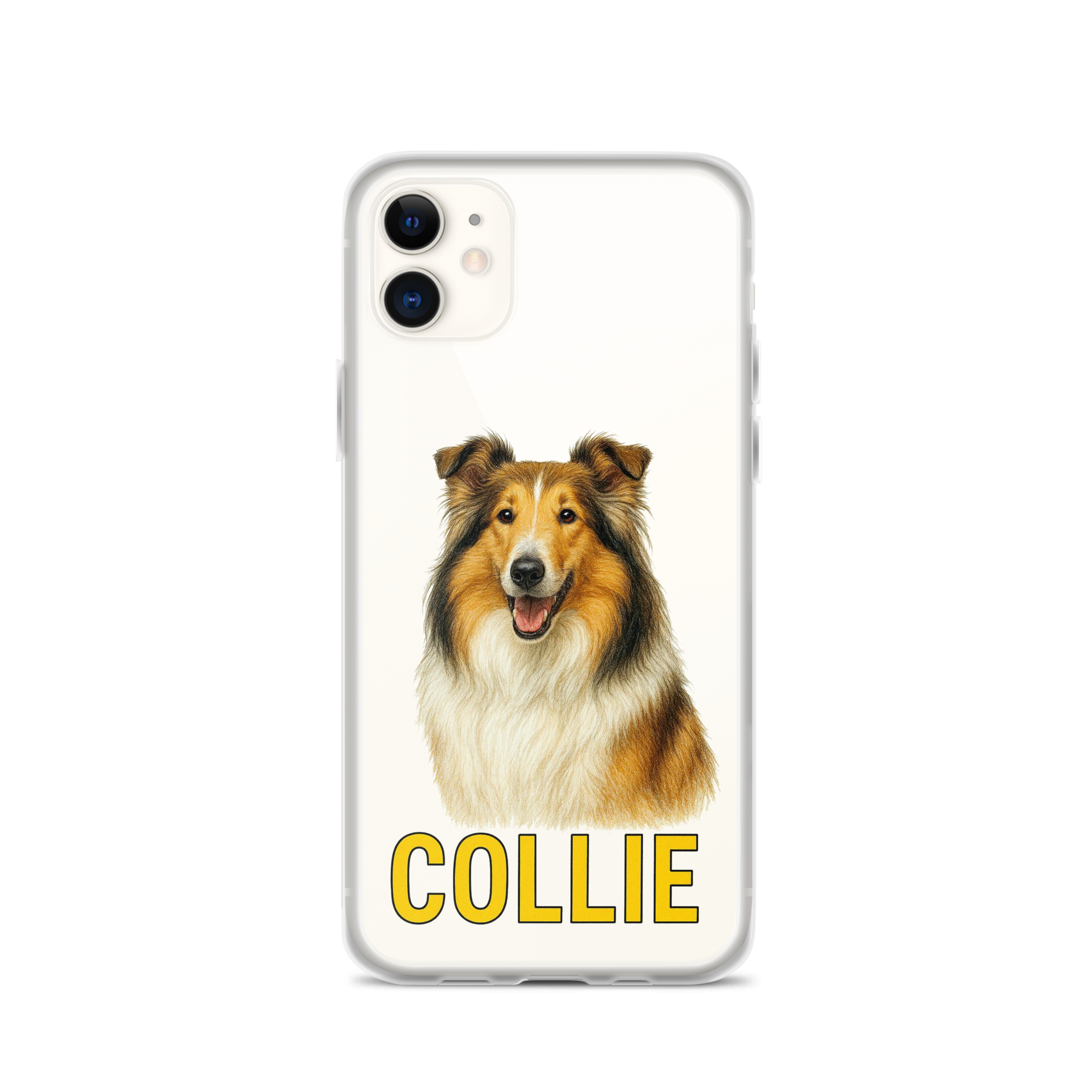 Collie Clear Case for iPhone