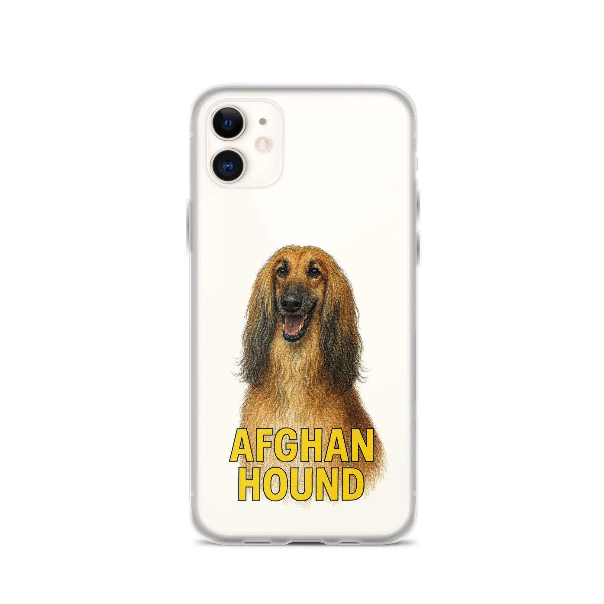 Afghan Hound Clear Case for iPhone