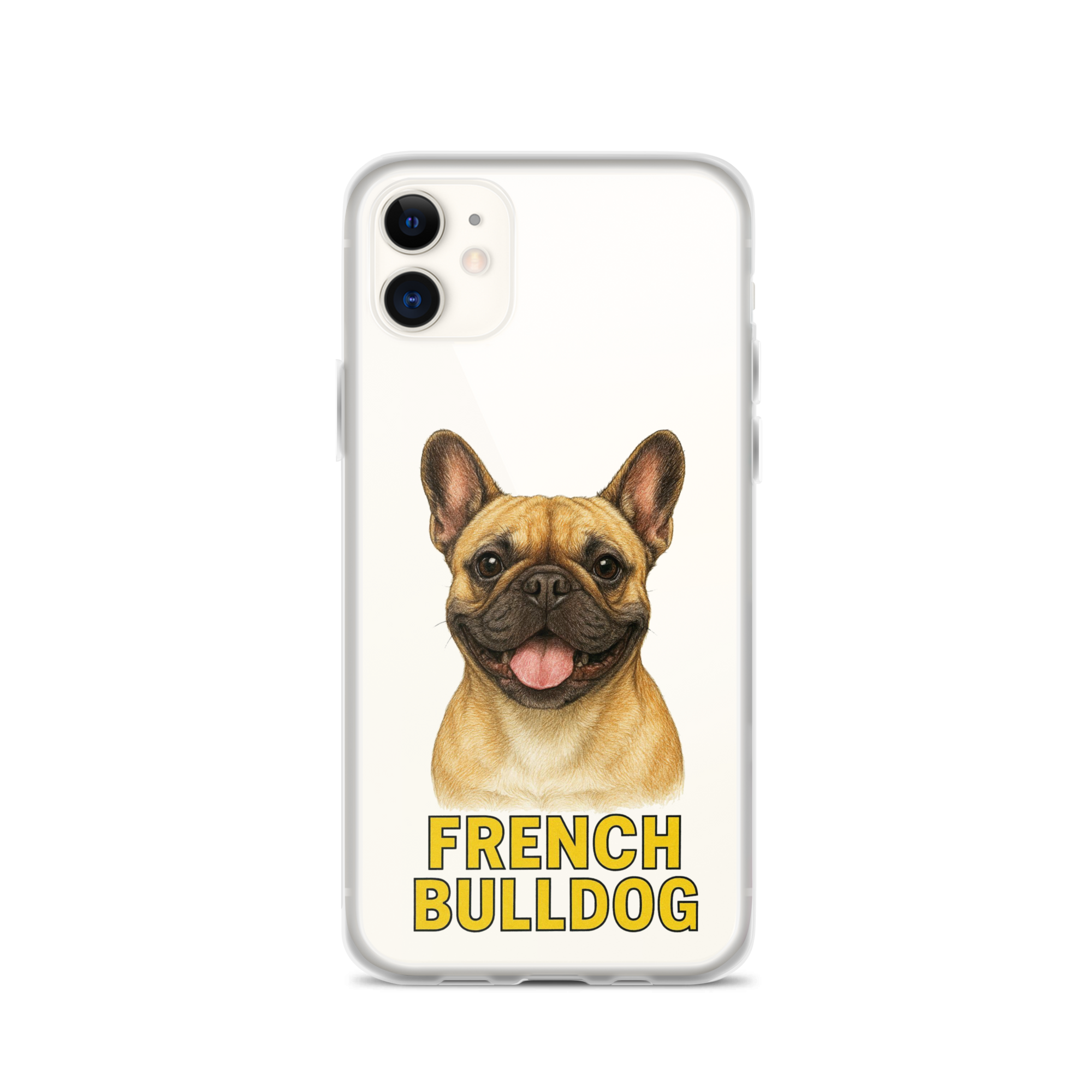 French Bulldog Clear Case for iPhone