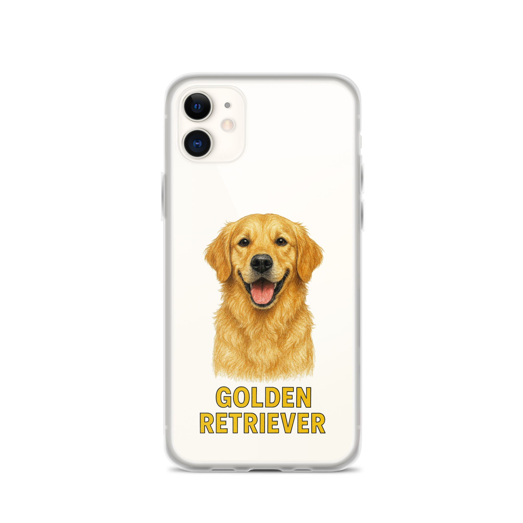 Golden Retriever Clear Case for iPhone