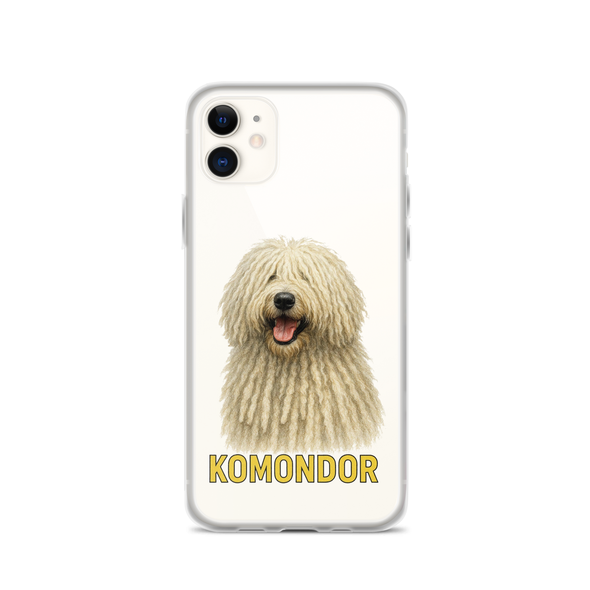 Komondor Clear Case for iPhone