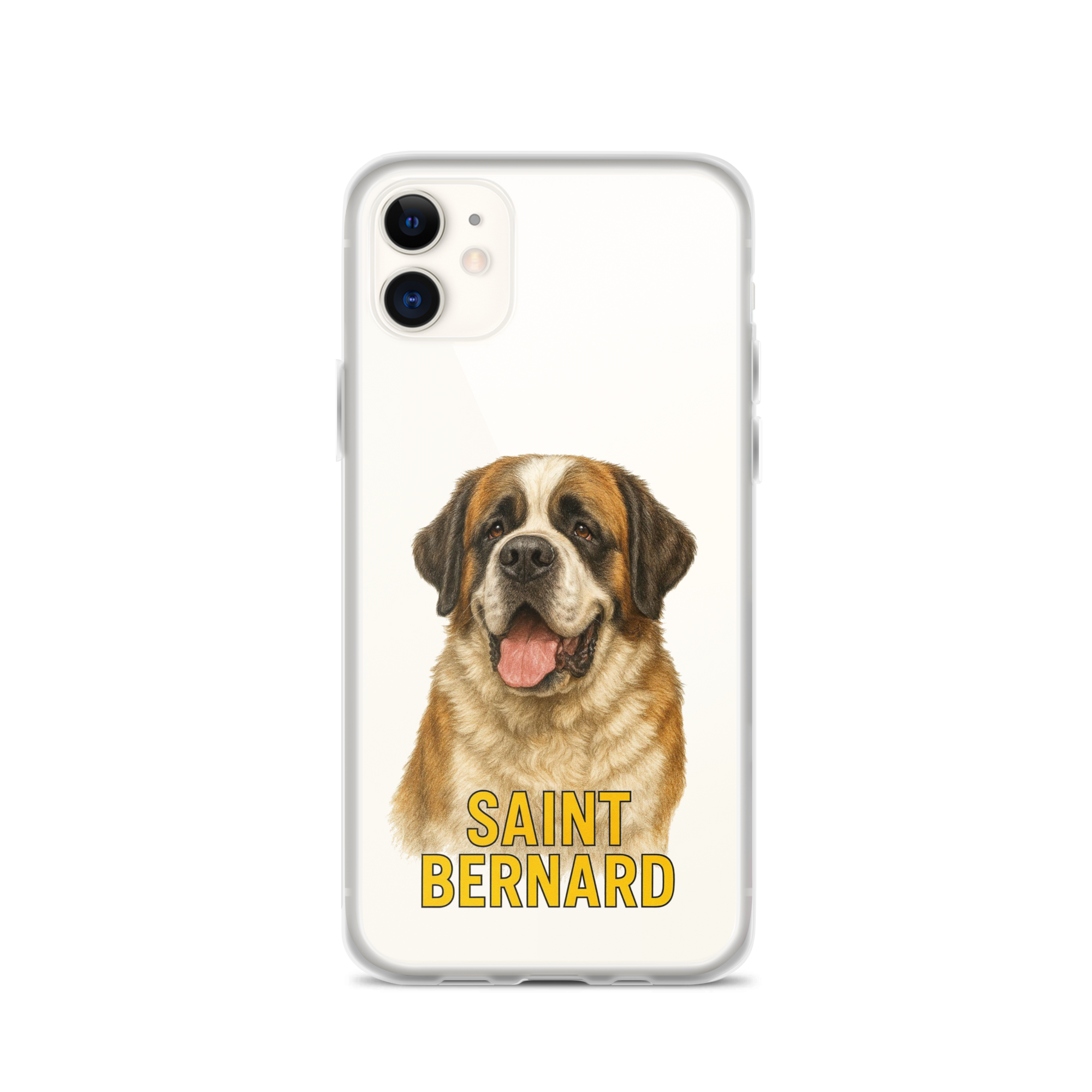Saint Bernard Clear Case for iPhone